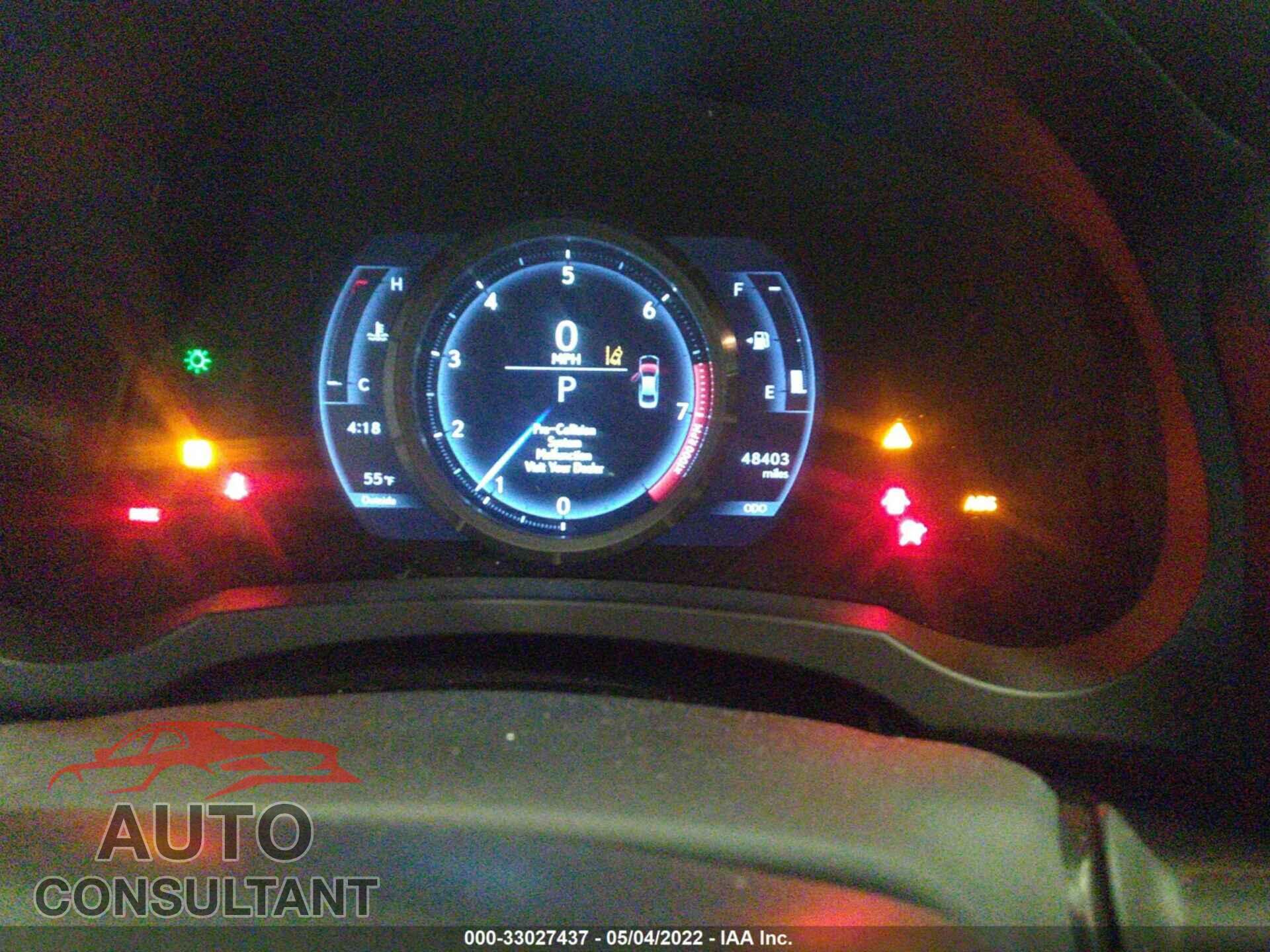 LEXUS IS 2017 - JTHCE1D28H5014600