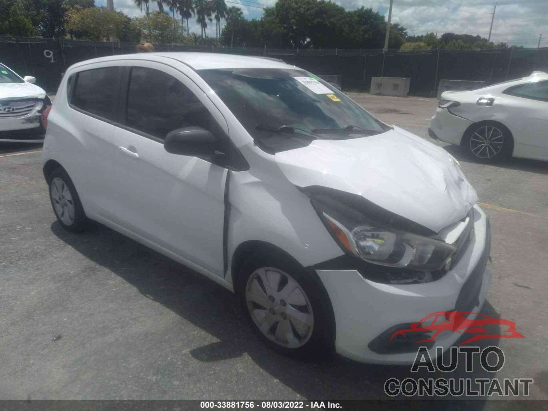 CHEVROLET SPARK 2016 - KL8CB6SA4GC567054