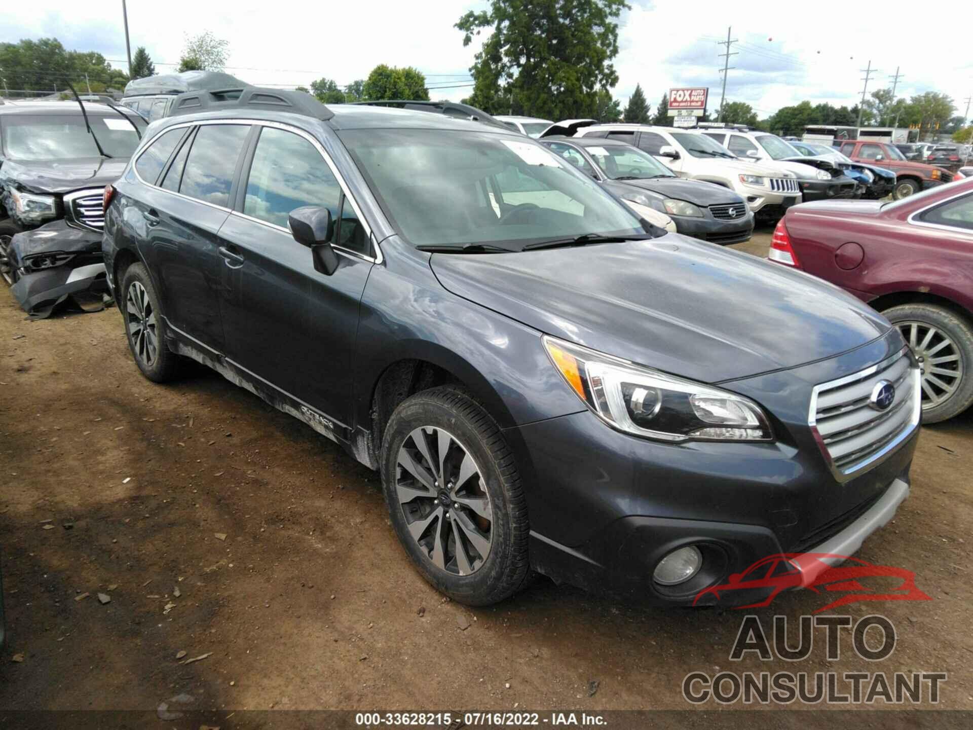 SUBARU OUTBACK 2017 - 4S4BSAKC6H3429052