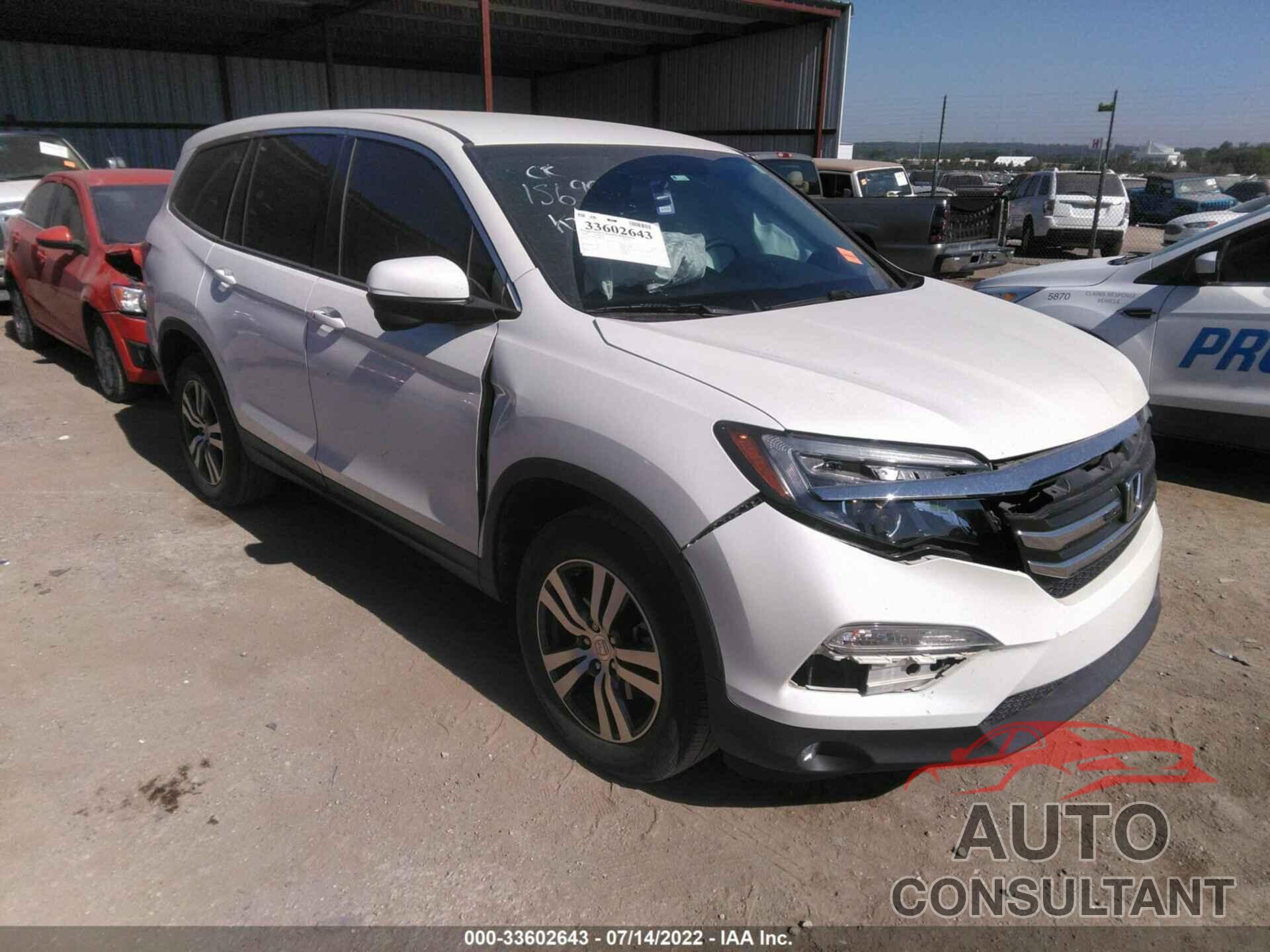 HONDA PILOT 2018 - 5FNYF6H32JB032535