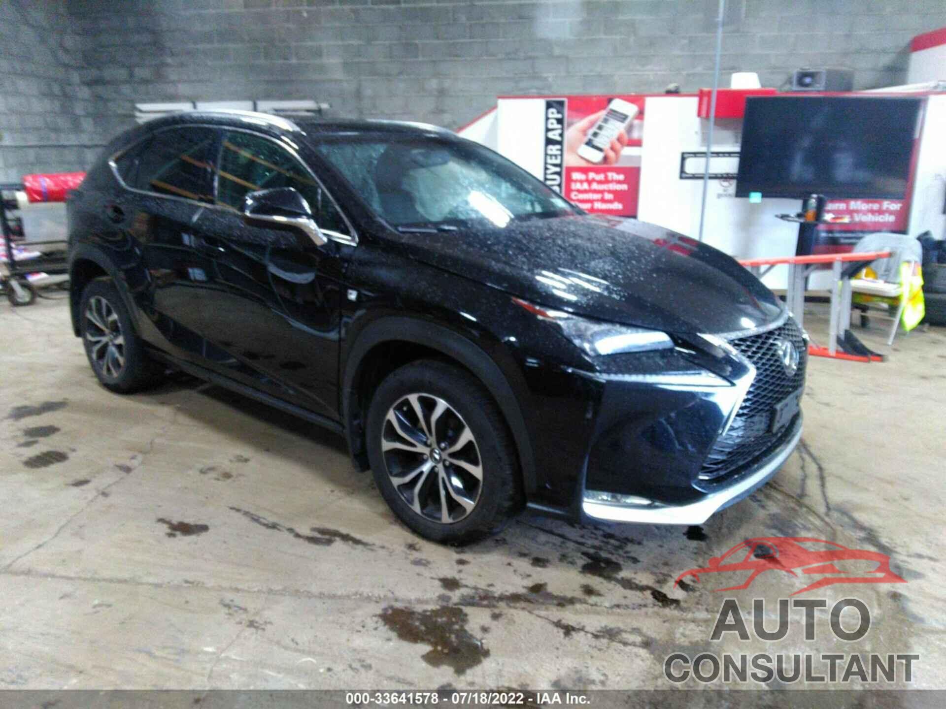 LEXUS NX 200T 2016 - JTJBARBZ4G2047484