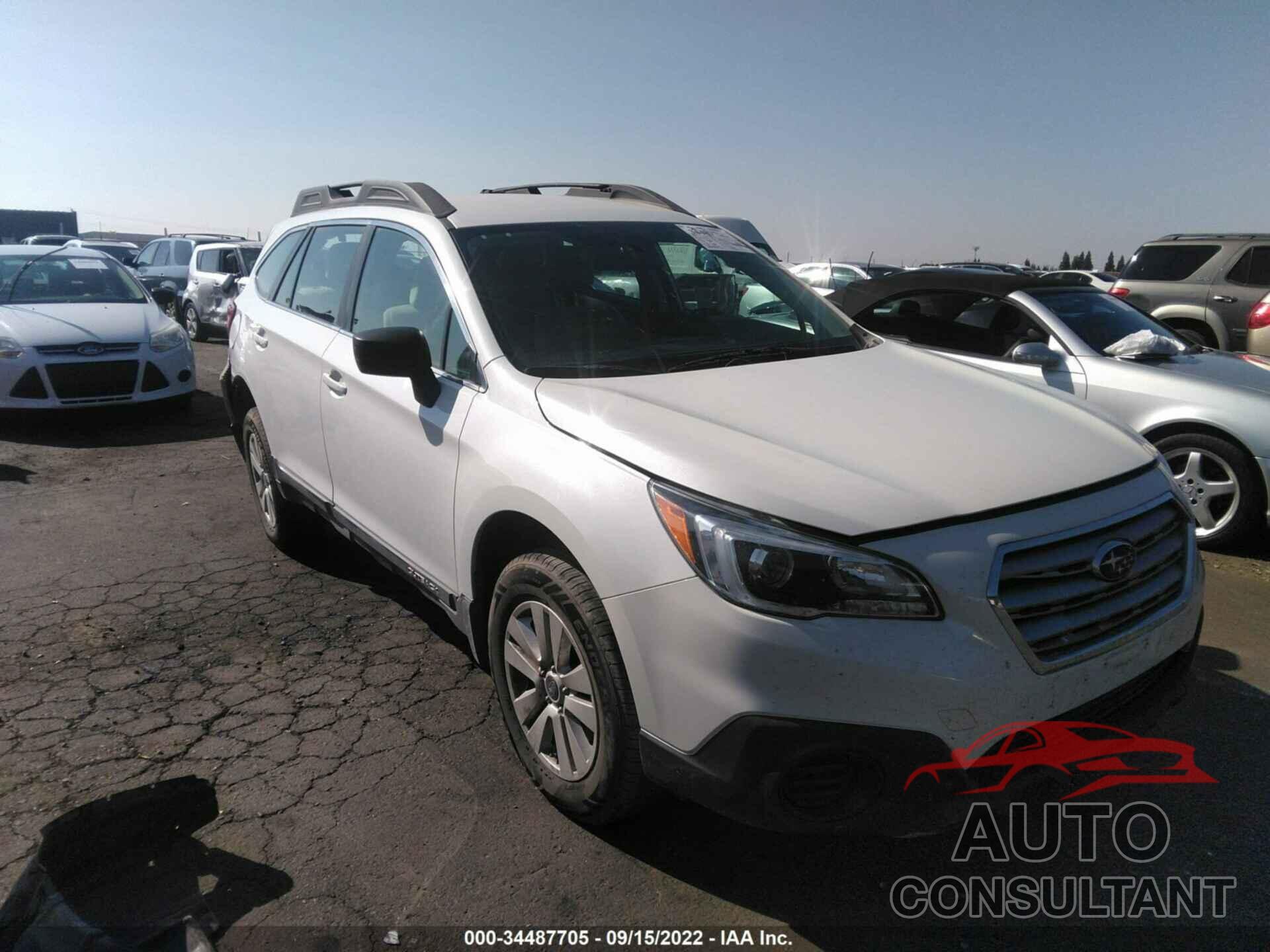 SUBARU OUTBACK 2017 - 4S4BSAAC4H3422182