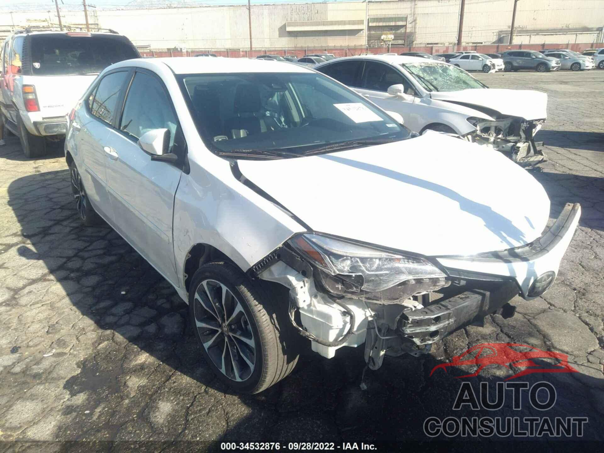 TOYOTA COROLLA 2019 - 5YFBURHE6KP906065