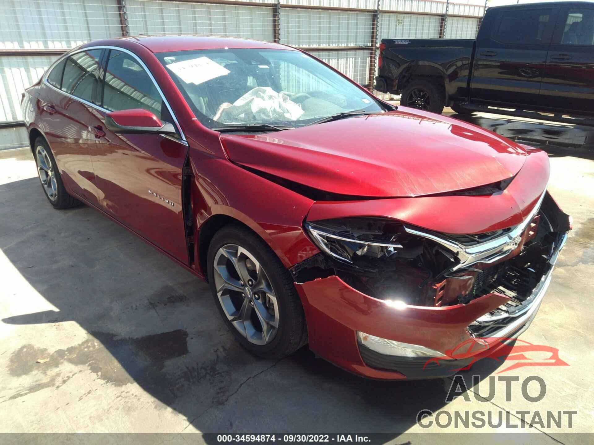 CHEVROLET MALIBU 2021 - 1G1ZD5ST7MF034626