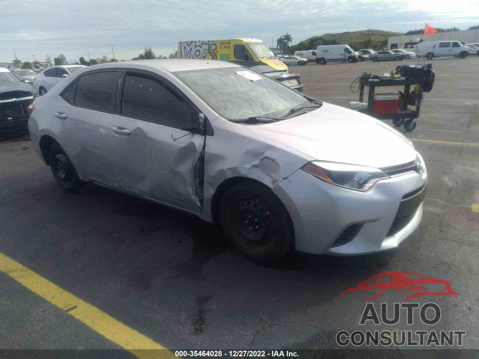 TOYOTA COROLLA 2016 - 5YFBURHE9GP563596