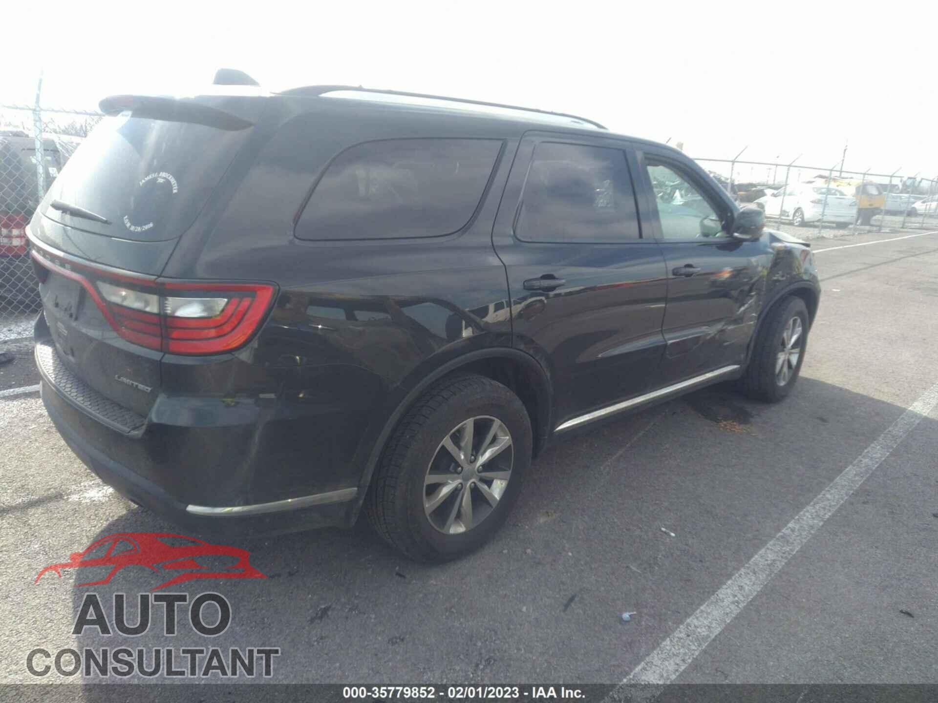 DODGE DURANGO 2016 - 1C4RDJDG0GC397775