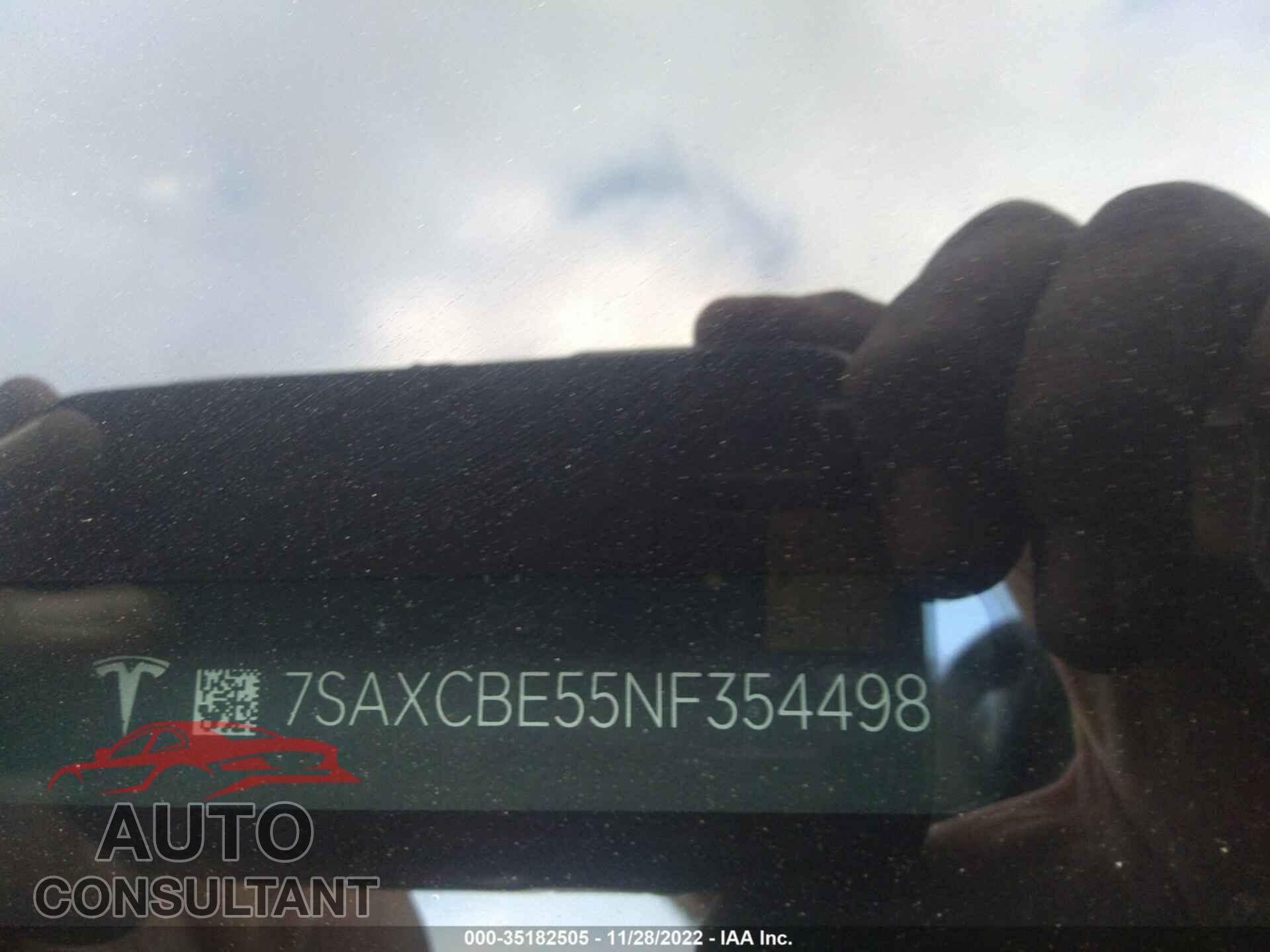 TESLA MODEL X 2022 - 7SAXCBE55NF354498