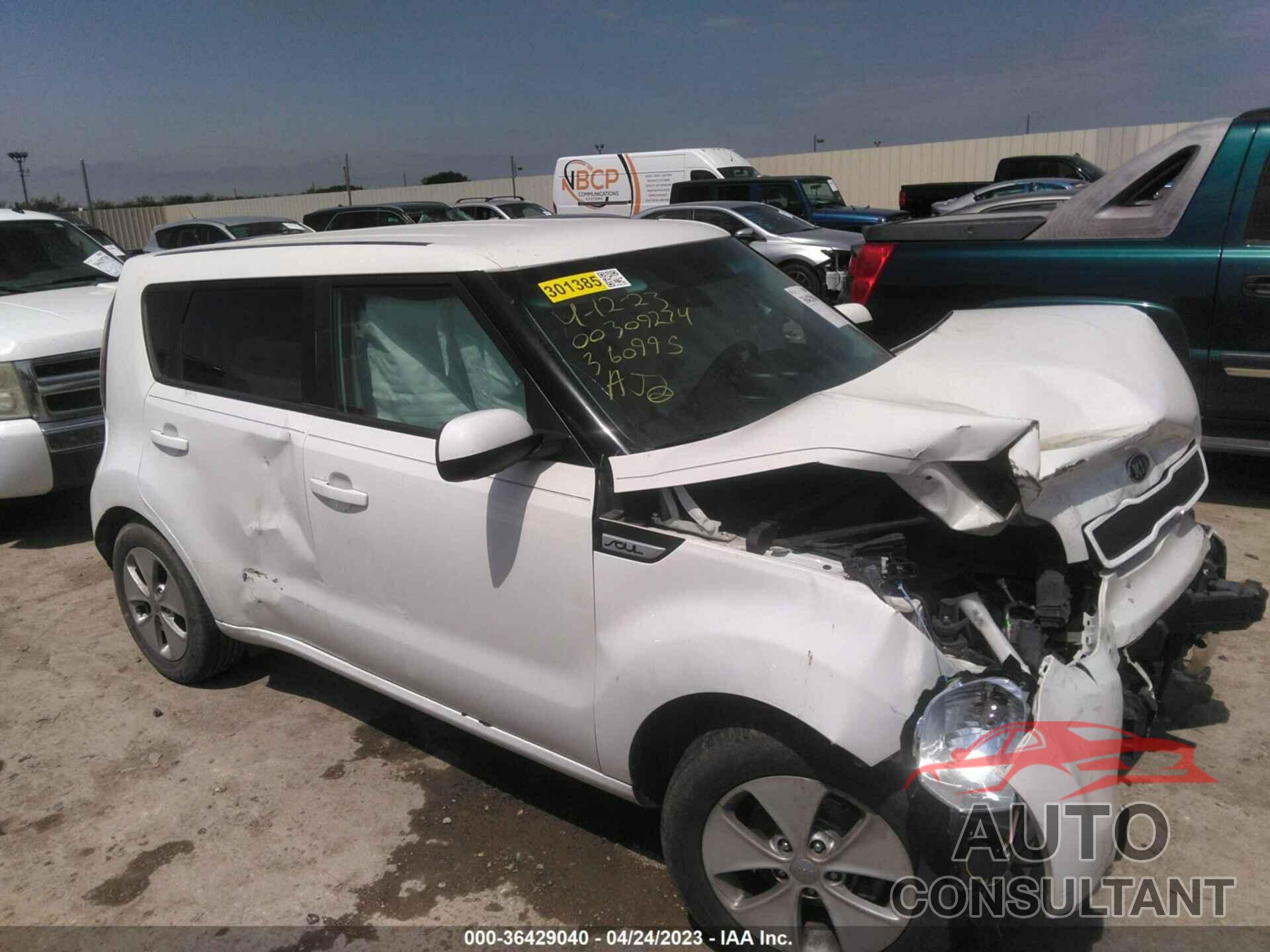 KIA SOUL 2016 - KNDJN2A23G7360995