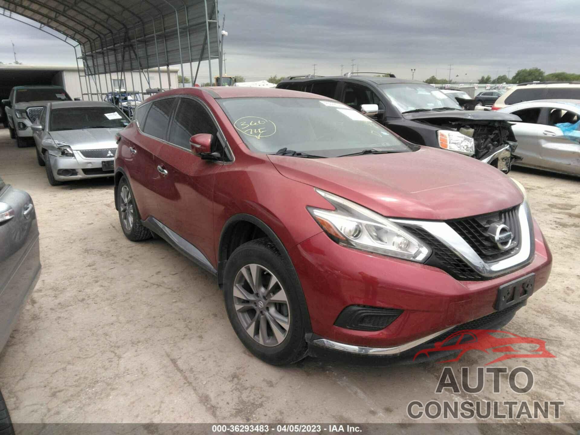 NISSAN MURANO 2015 - 5N1AZ2MG1FN260461