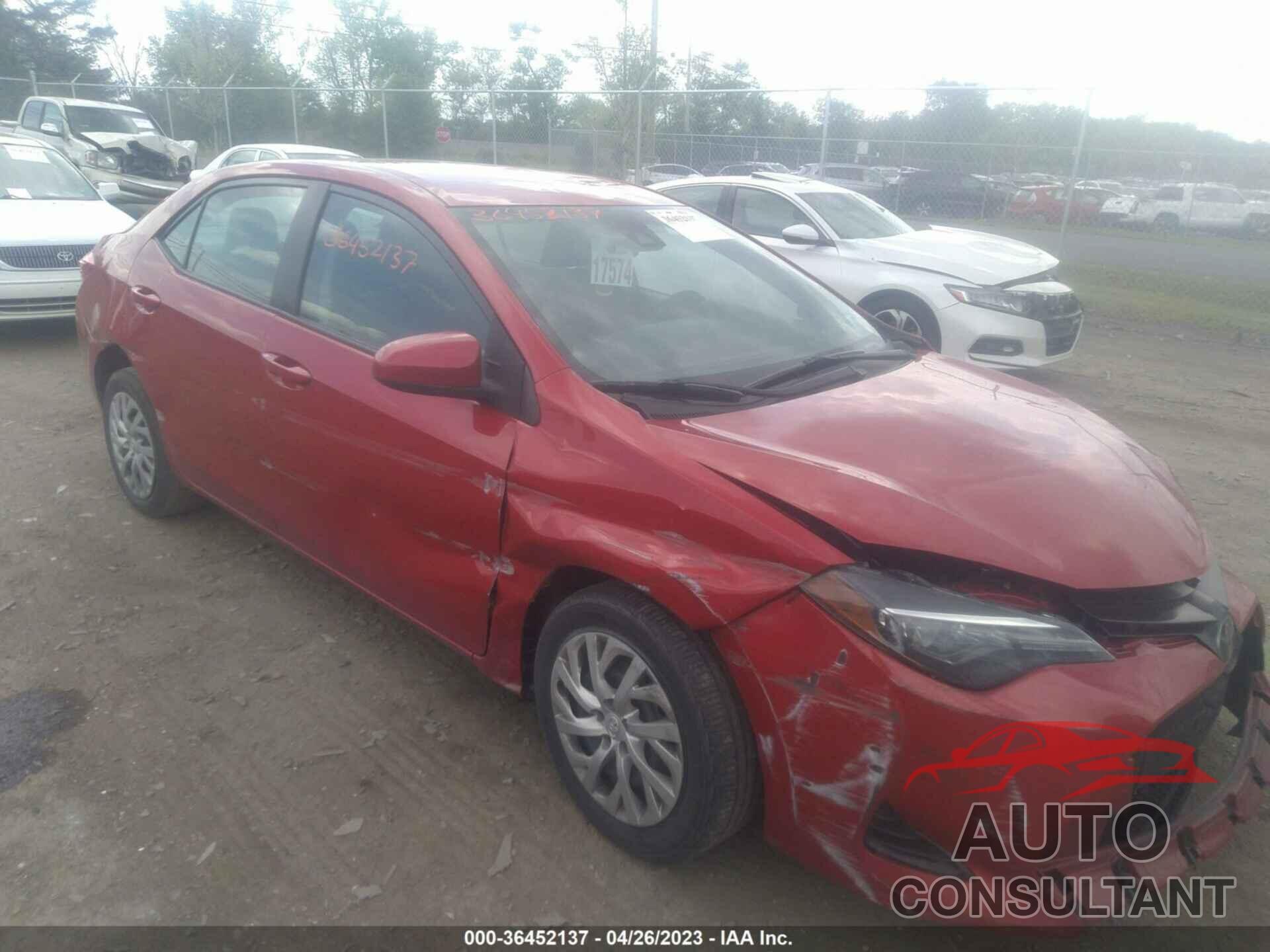 TOYOTA COROLLA 2019 - 2T1BURHE2KC140741
