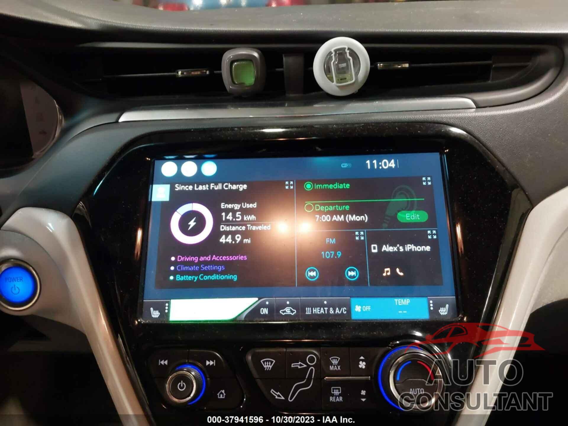 CHEVROLET BOLT EV 2018 - 1G1FW6S02J4140174