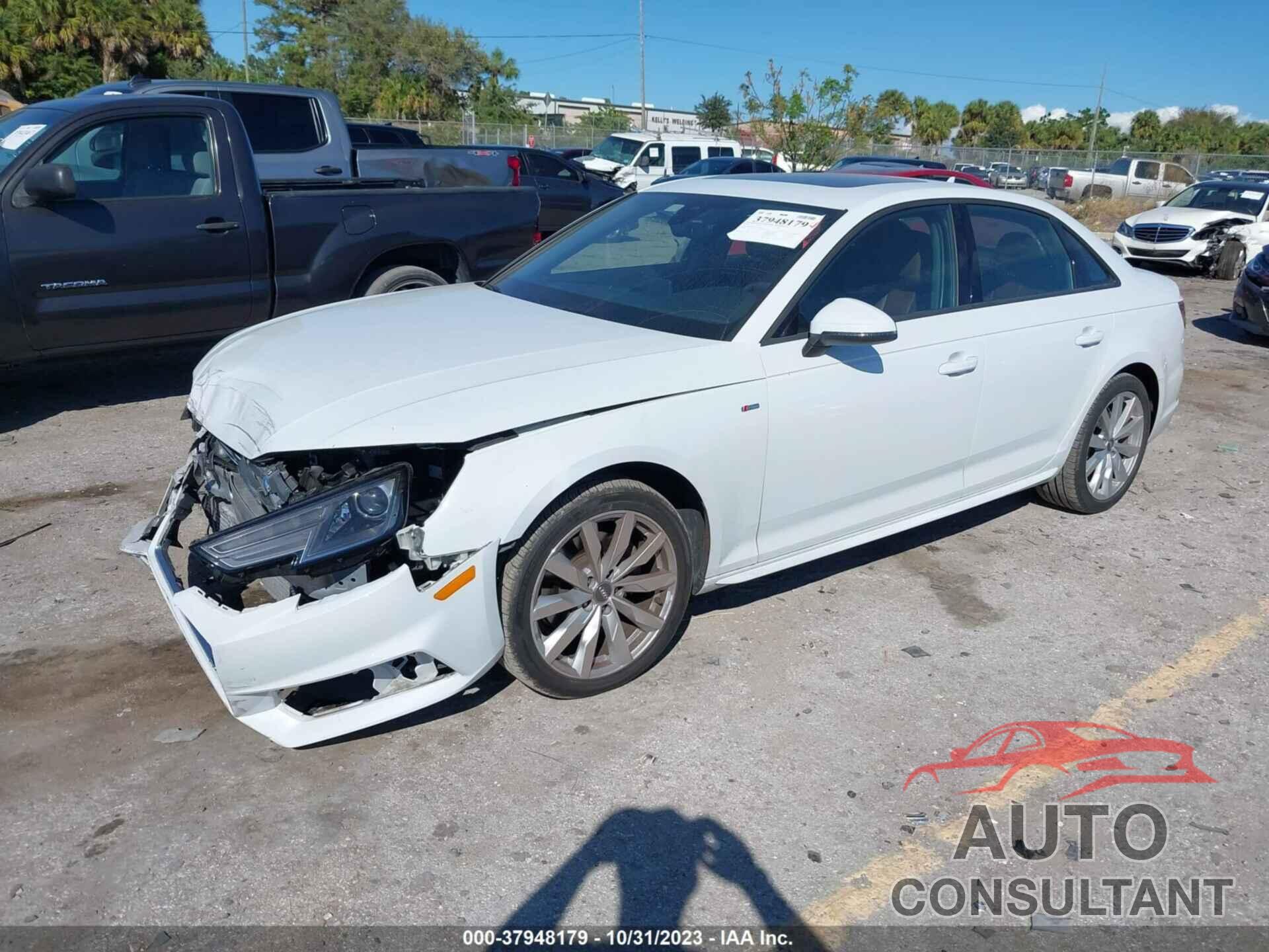 AUDI A4 2018 - WAUKMAF41JA072573