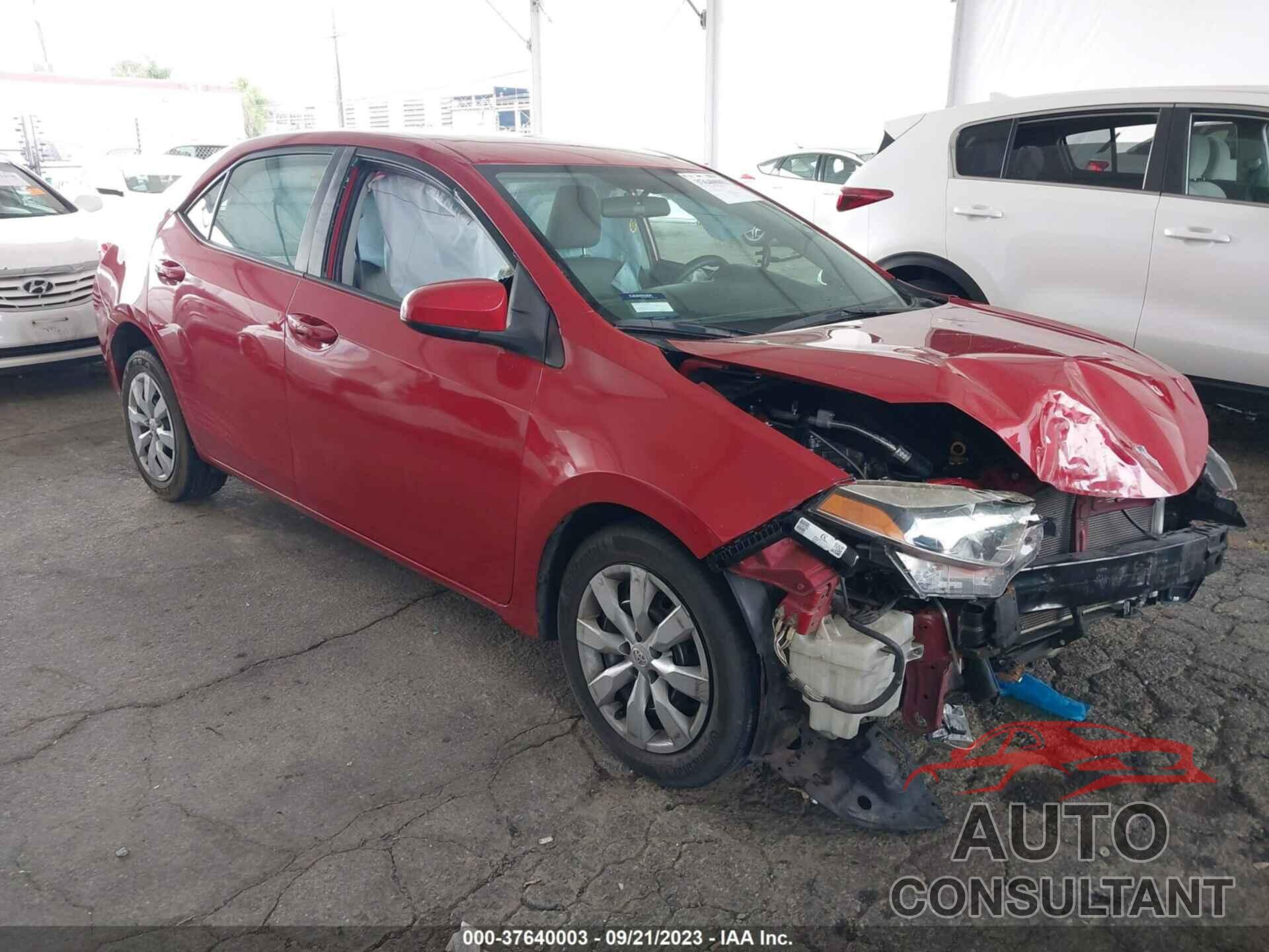 TOYOTA COROLLA 2015 - 2T1BURHE0FC361308