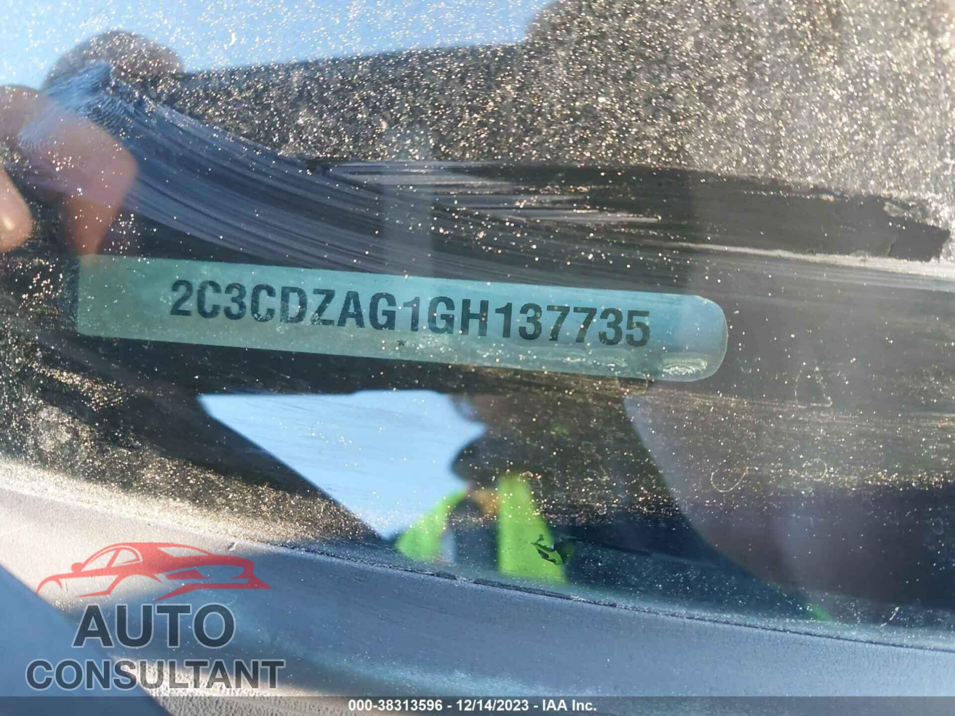 DODGE CHALLENGER 2016 - 2C3CDZAG1GH137735