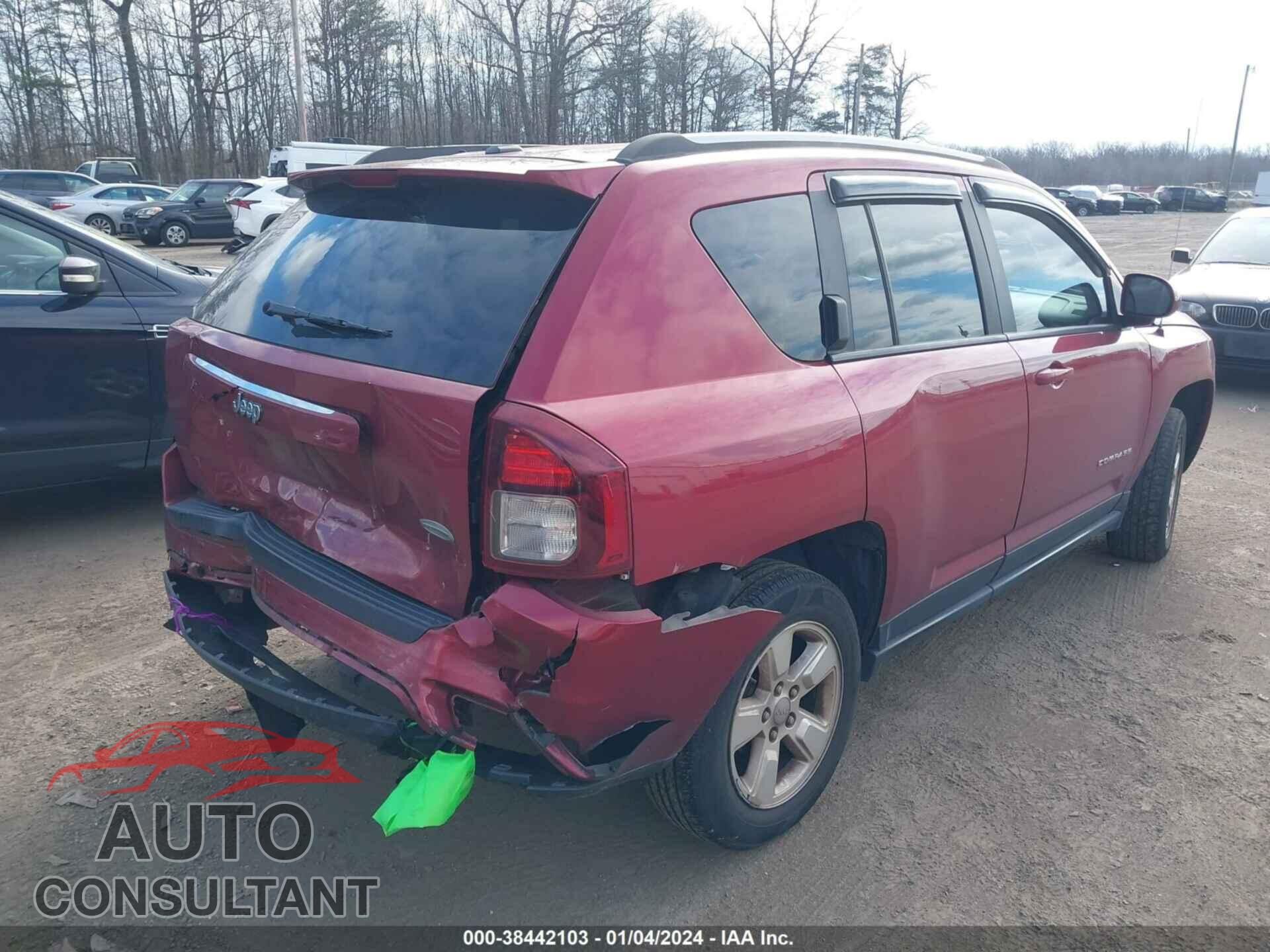 JEEP COMPASS 2017 - 1C4NJCEB4HD160403