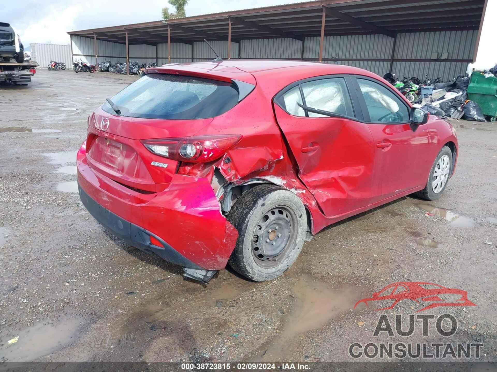 MAZDA MAZDA3 2016 - JM1BM1J76G1340434