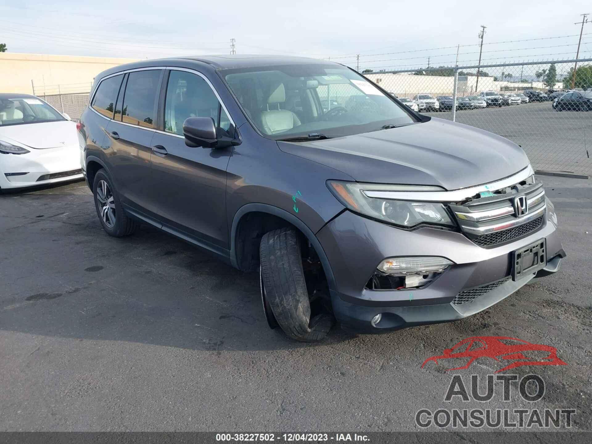 HONDA PILOT 2017 - 5FNYF5H59HB037852