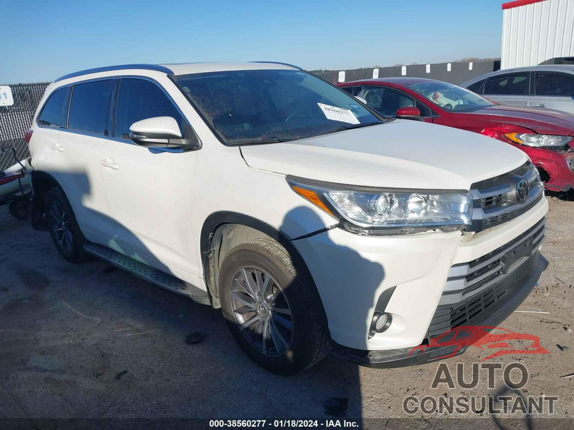 TOYOTA HIGHLANDER 2018 - 5TDKZRFH0JS541810