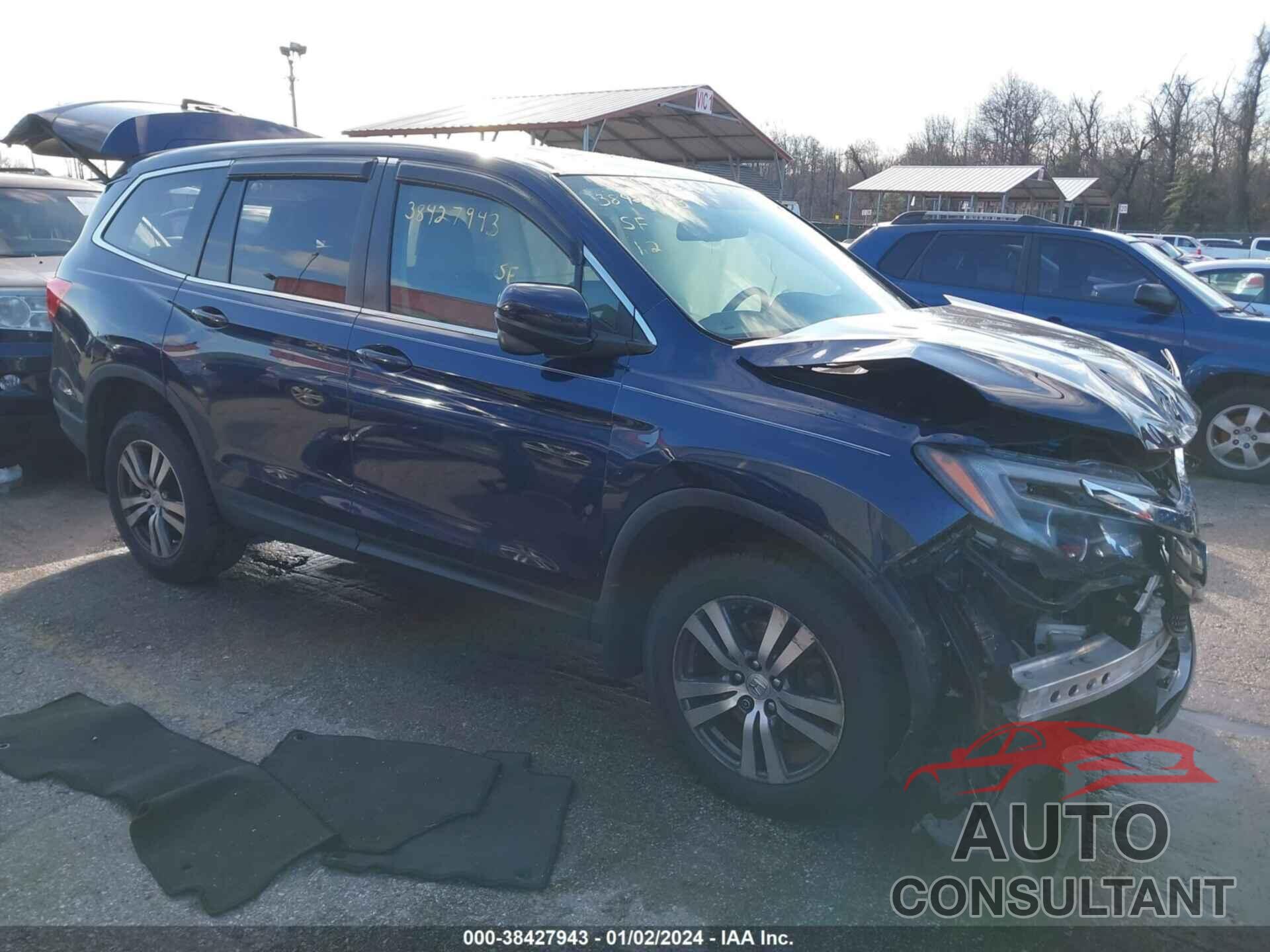 HONDA PILOT 2016 - 5FNYF5H55GB057370