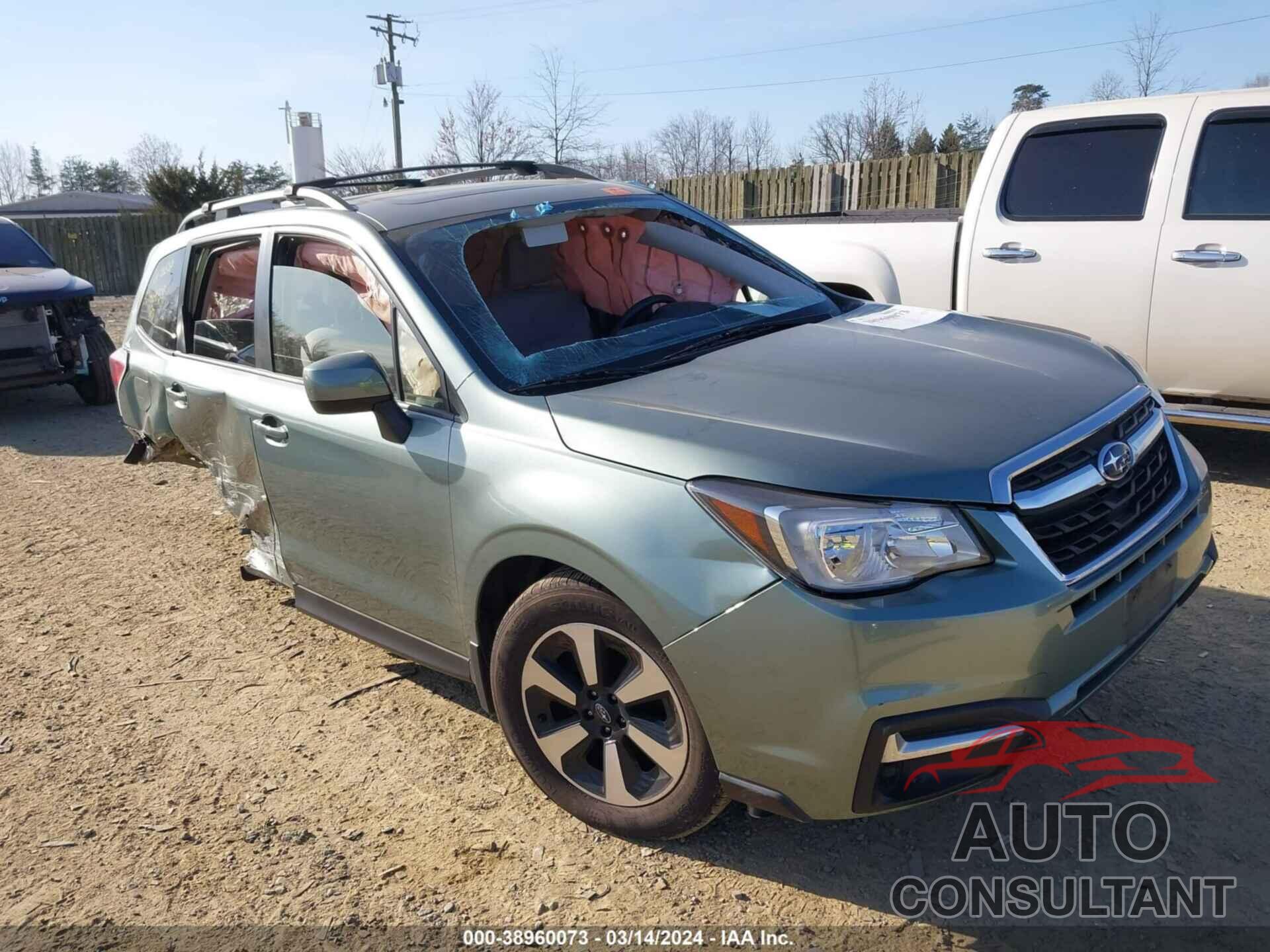 SUBARU FORESTER 2018 - JF2SJAEC9JH491395