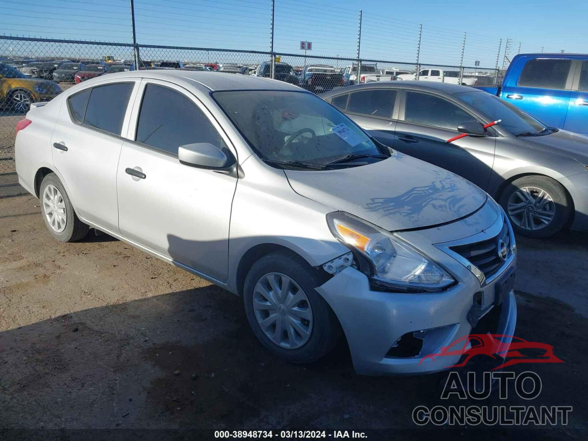 NISSAN VERSA 2019 - 3N1CN7AP7KL822273