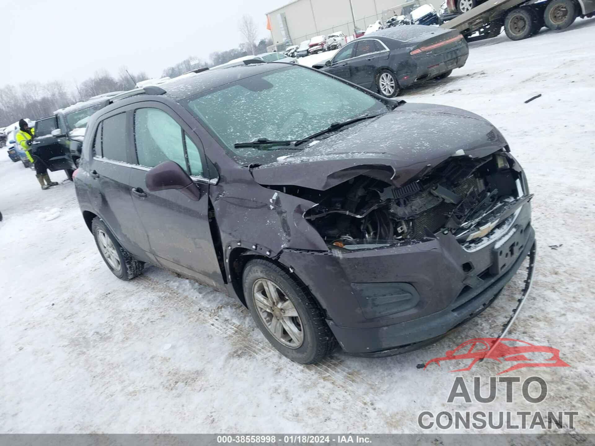 CHEVROLET TRAX 2016 - 3GNCJLSB1GL215479