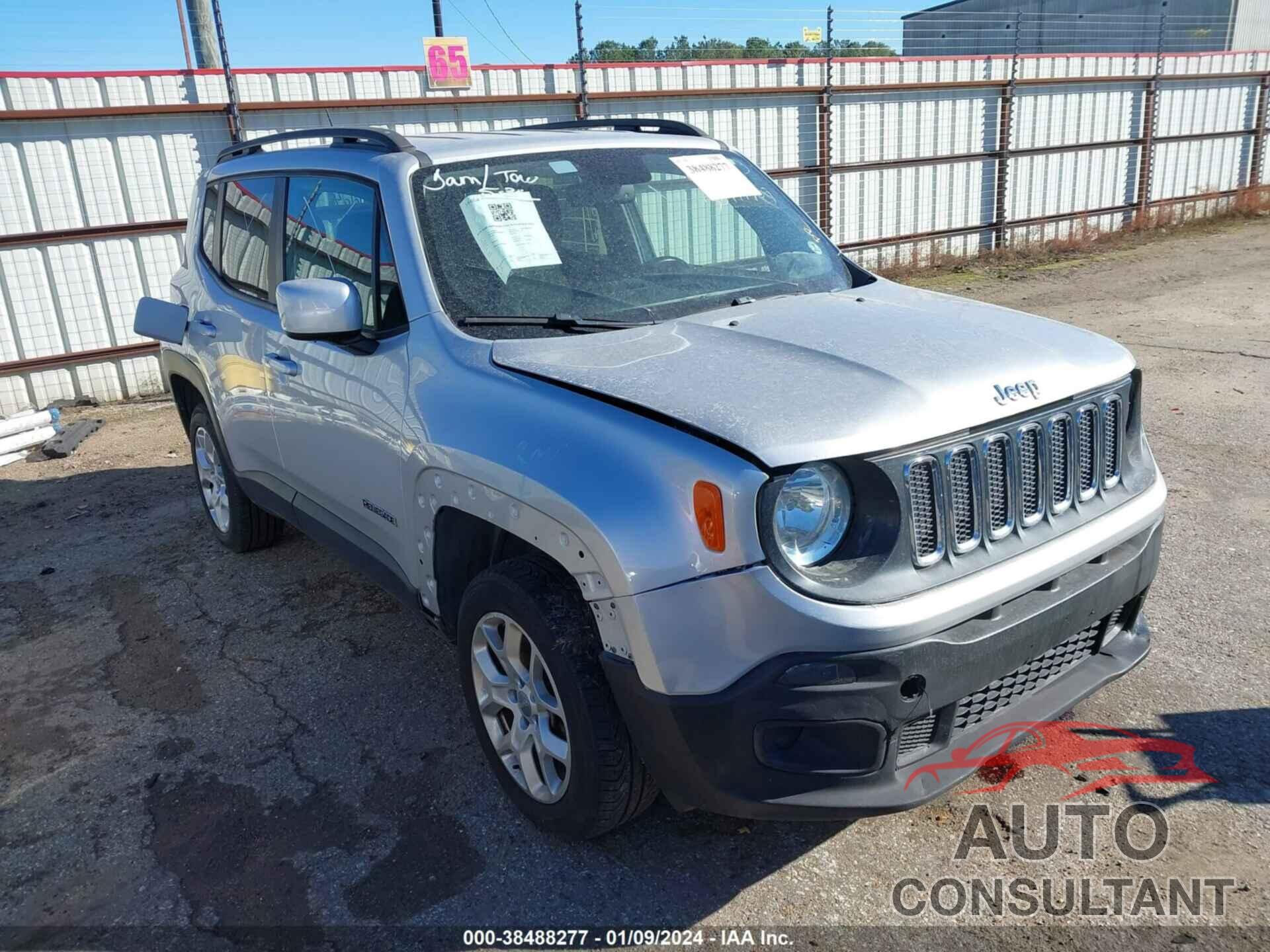 JEEP RENEGADE 2016 - ZACCJBBT7GPD40263