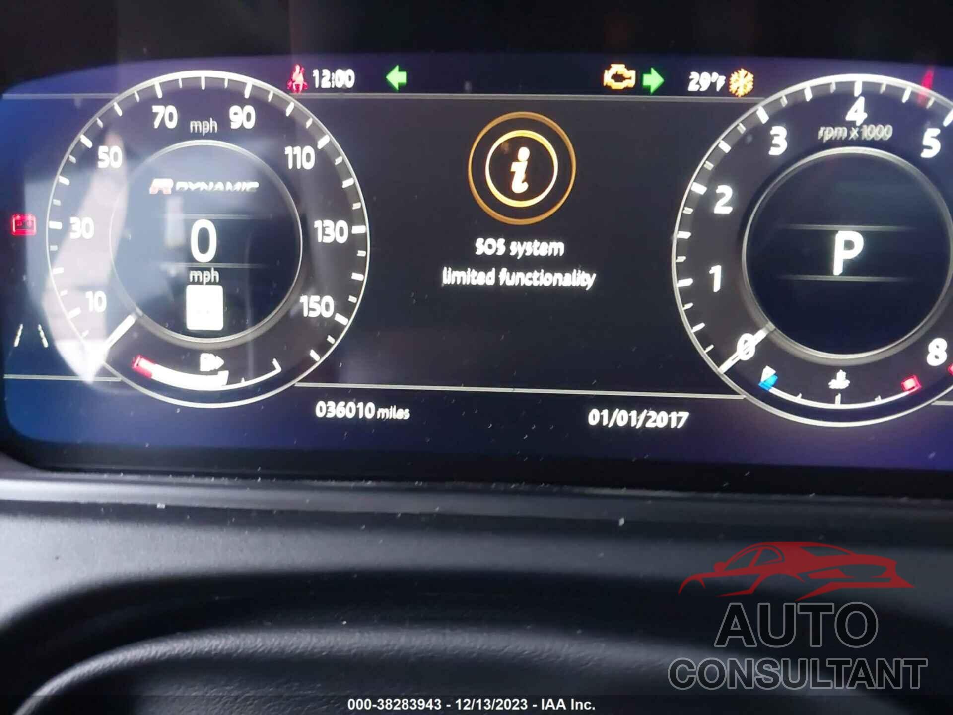 LAND ROVER RANGE ROVER VELAR 2019 - SALYL2EXXKA235846