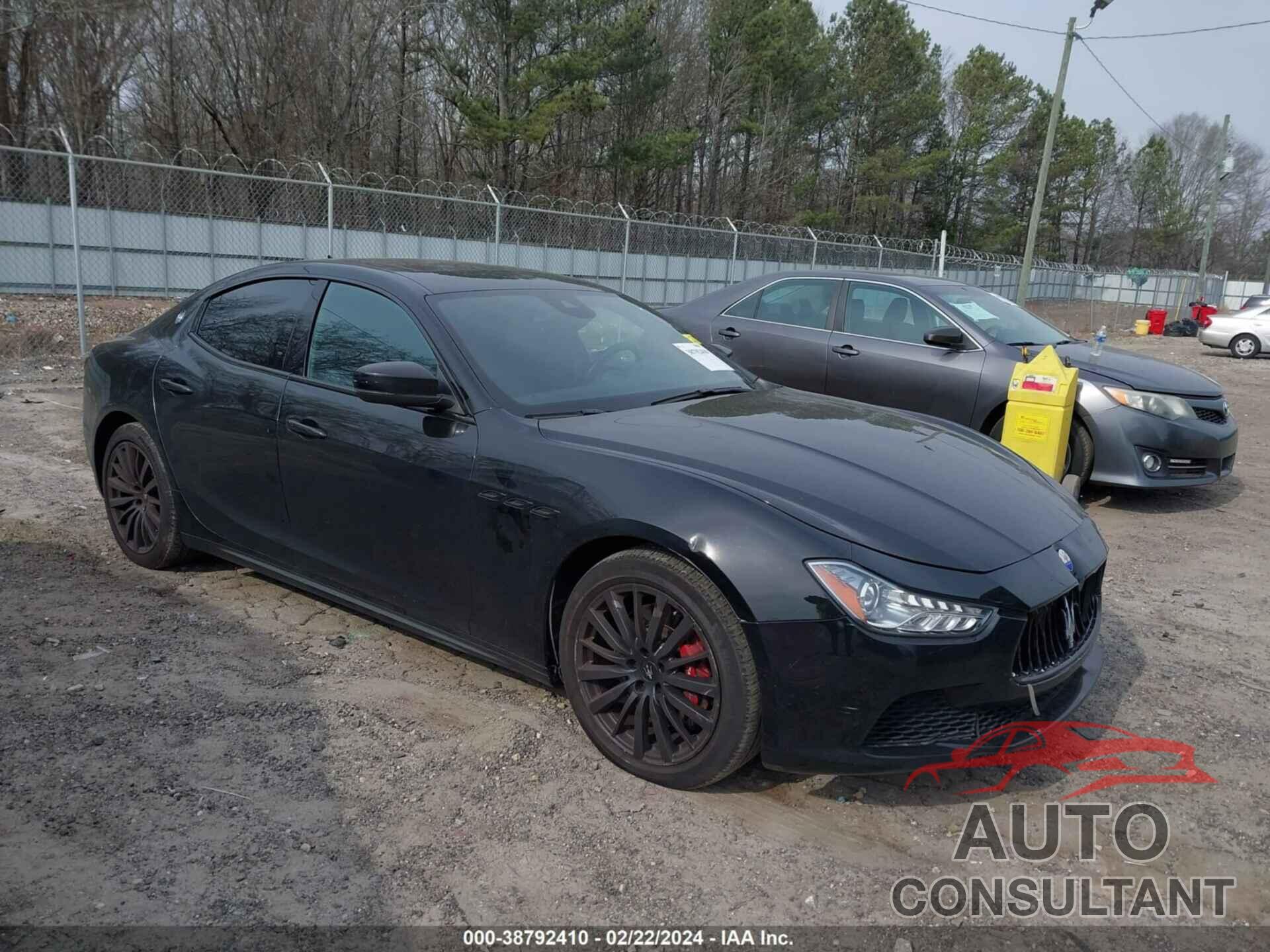 MASERATI GHIBLI 2017 - ZAM57RSA3H1262558