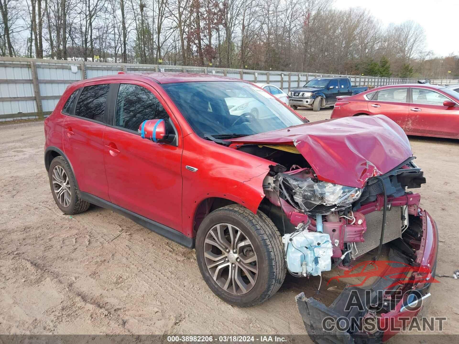 MITSUBISHI OUTLANDER SPORT 2019 - JA4AP4AU8KU017613