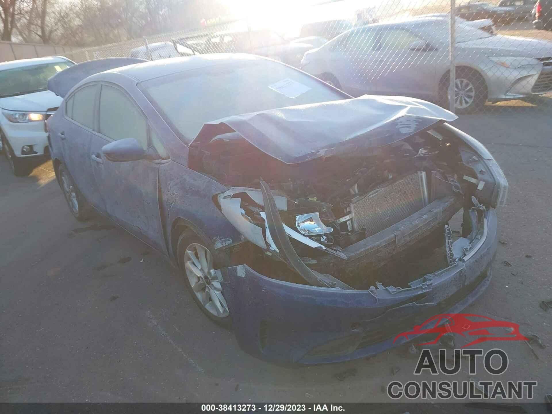 KIA FORTE 2017 - 3KPFL4A76HE144742