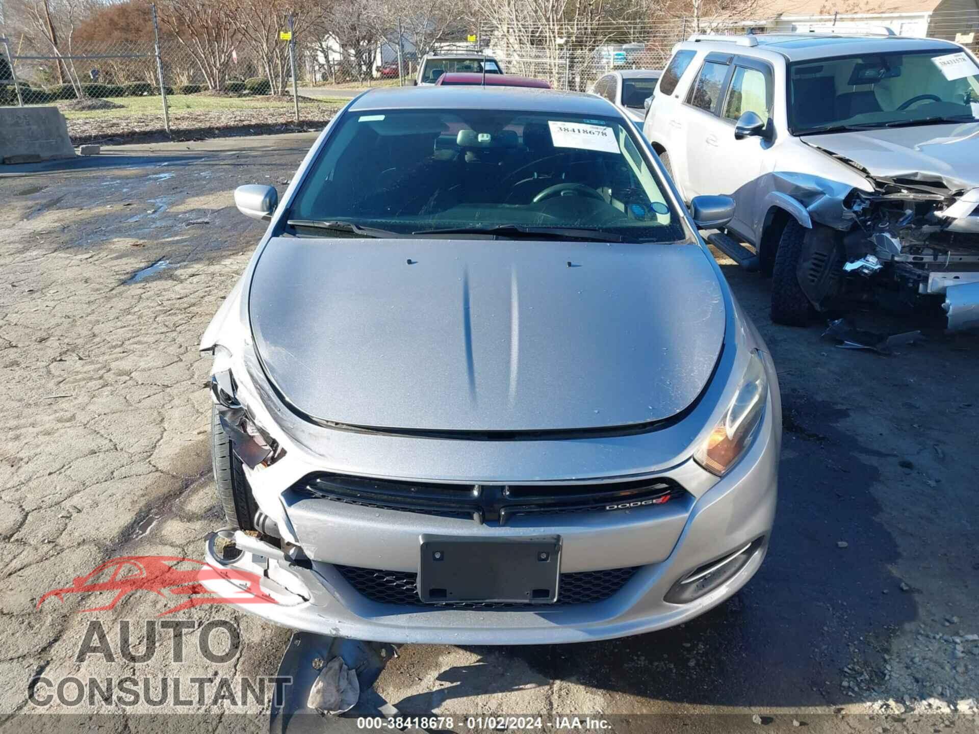 DODGE DART 2016 - 1C3CDFBB9GD660483