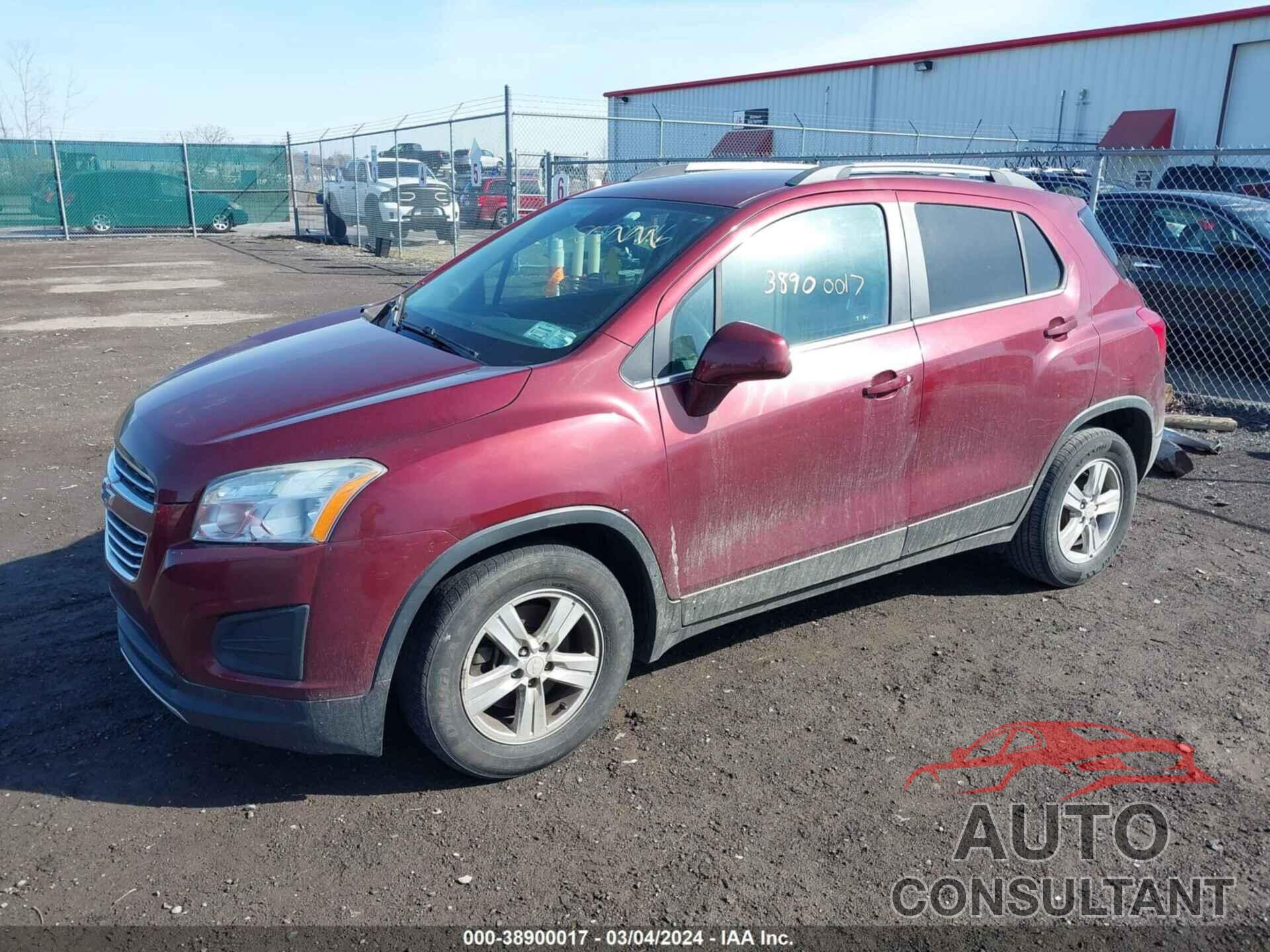 CHEVROLET TRAX 2016 - 3GNCJLSB6GL171060