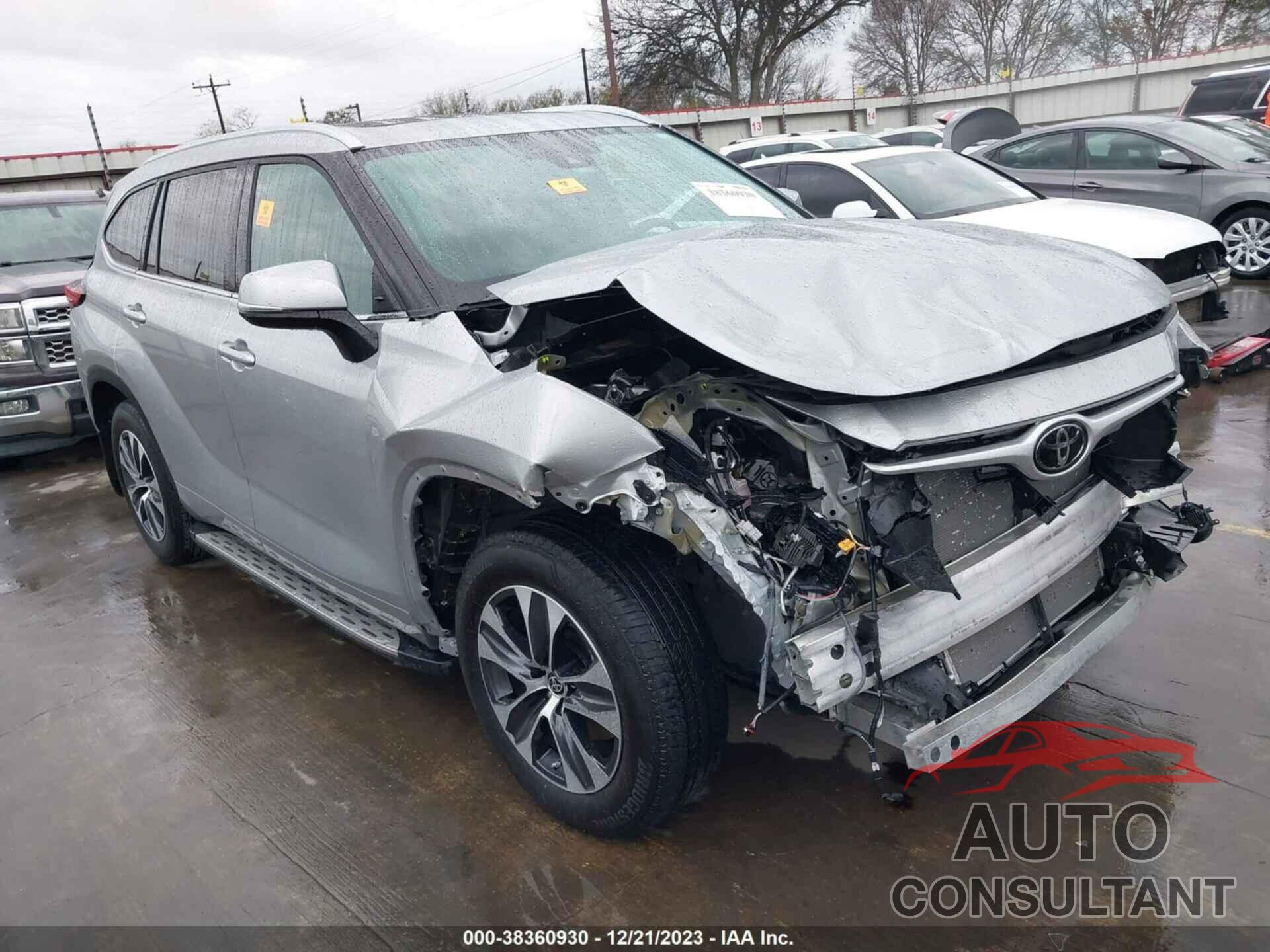 TOYOTA HIGHLANDER 2021 - 5TDGZRAH2MS534021