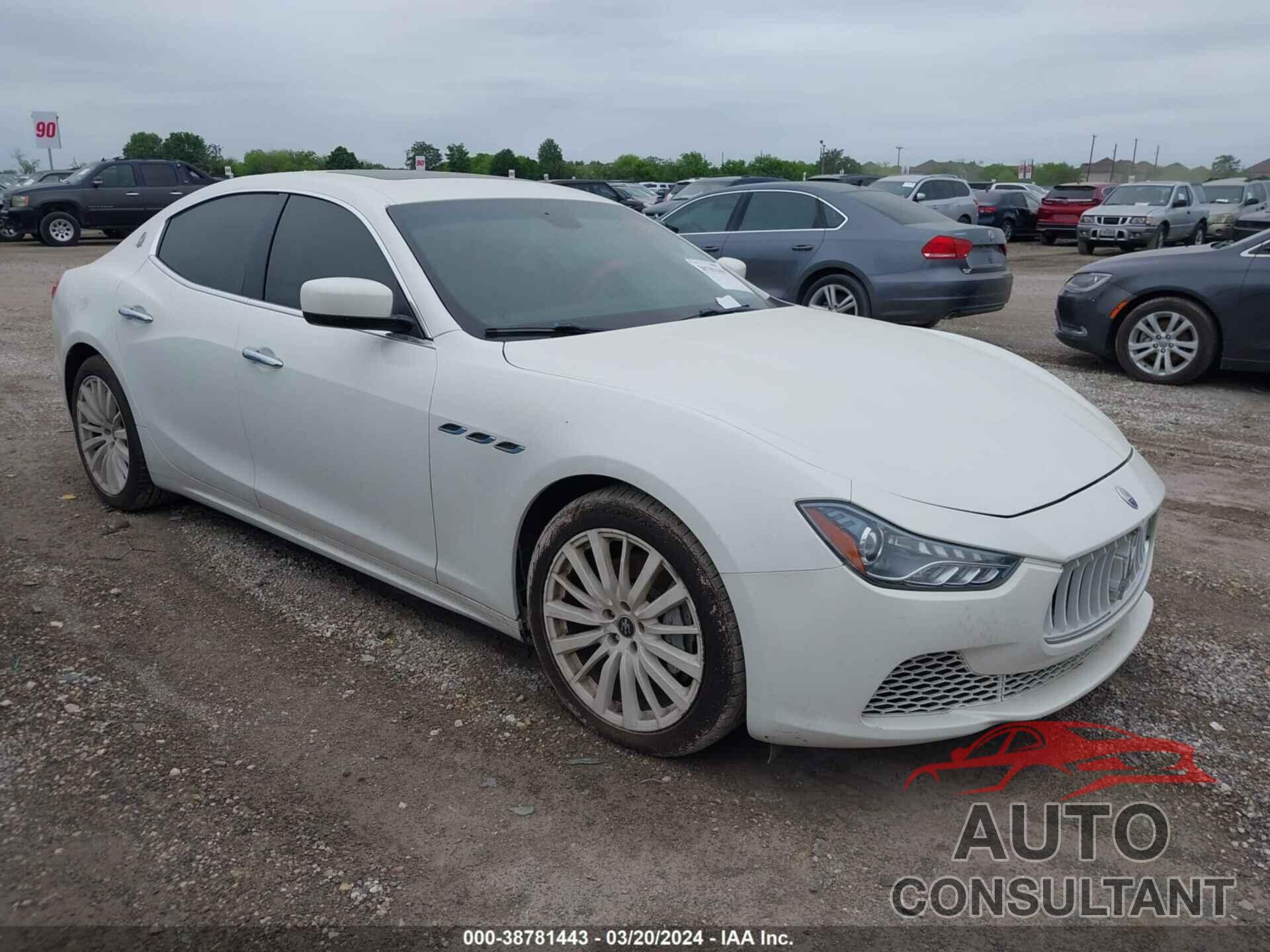 MASERATI GHIBLI 2016 - ZAM57XSA4G1165193