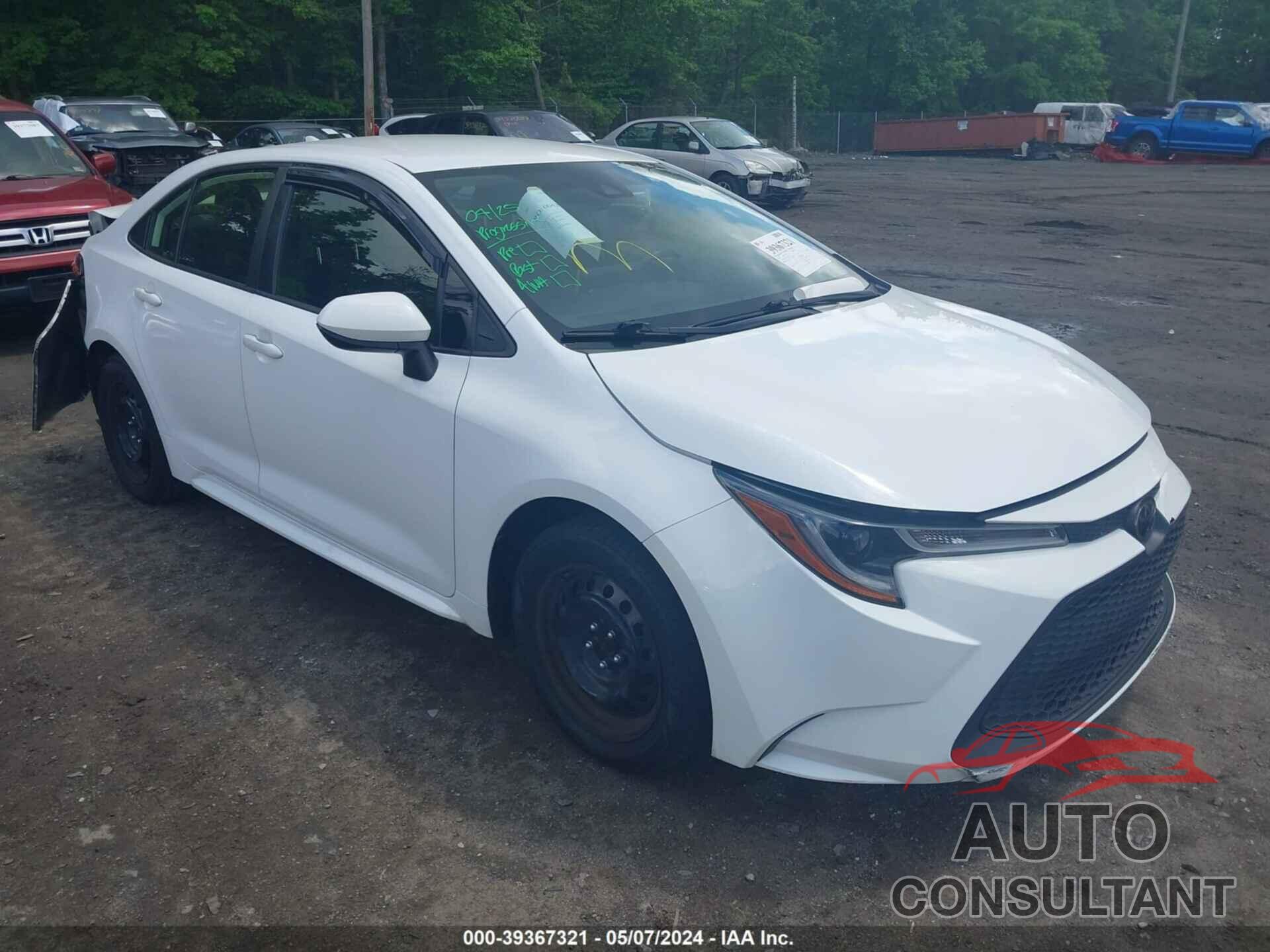 TOYOTA COROLLA 2020 - JTDEPRAE9LJ096631