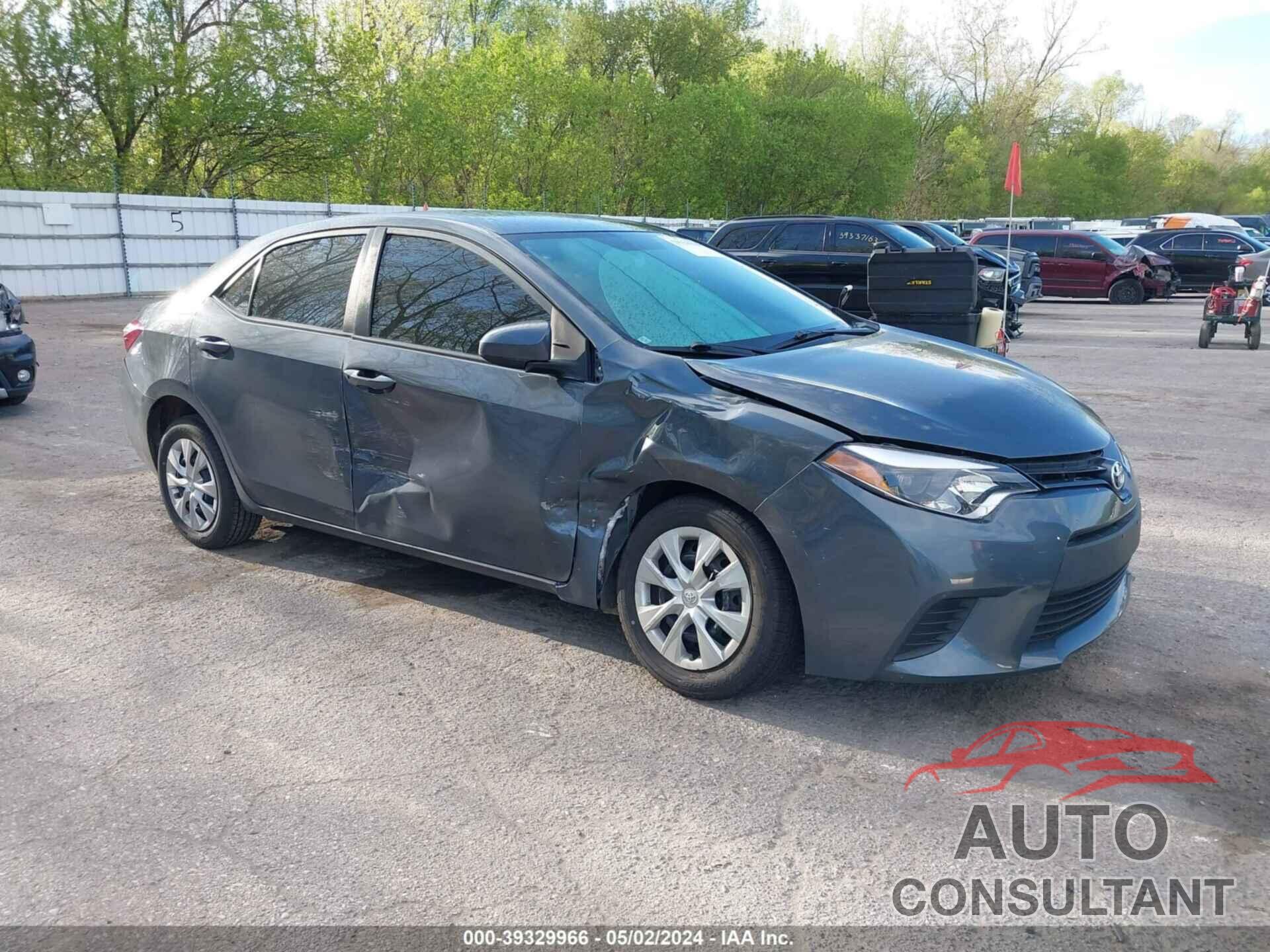 TOYOTA COROLLA 2016 - 5YFBURHE4GP377111