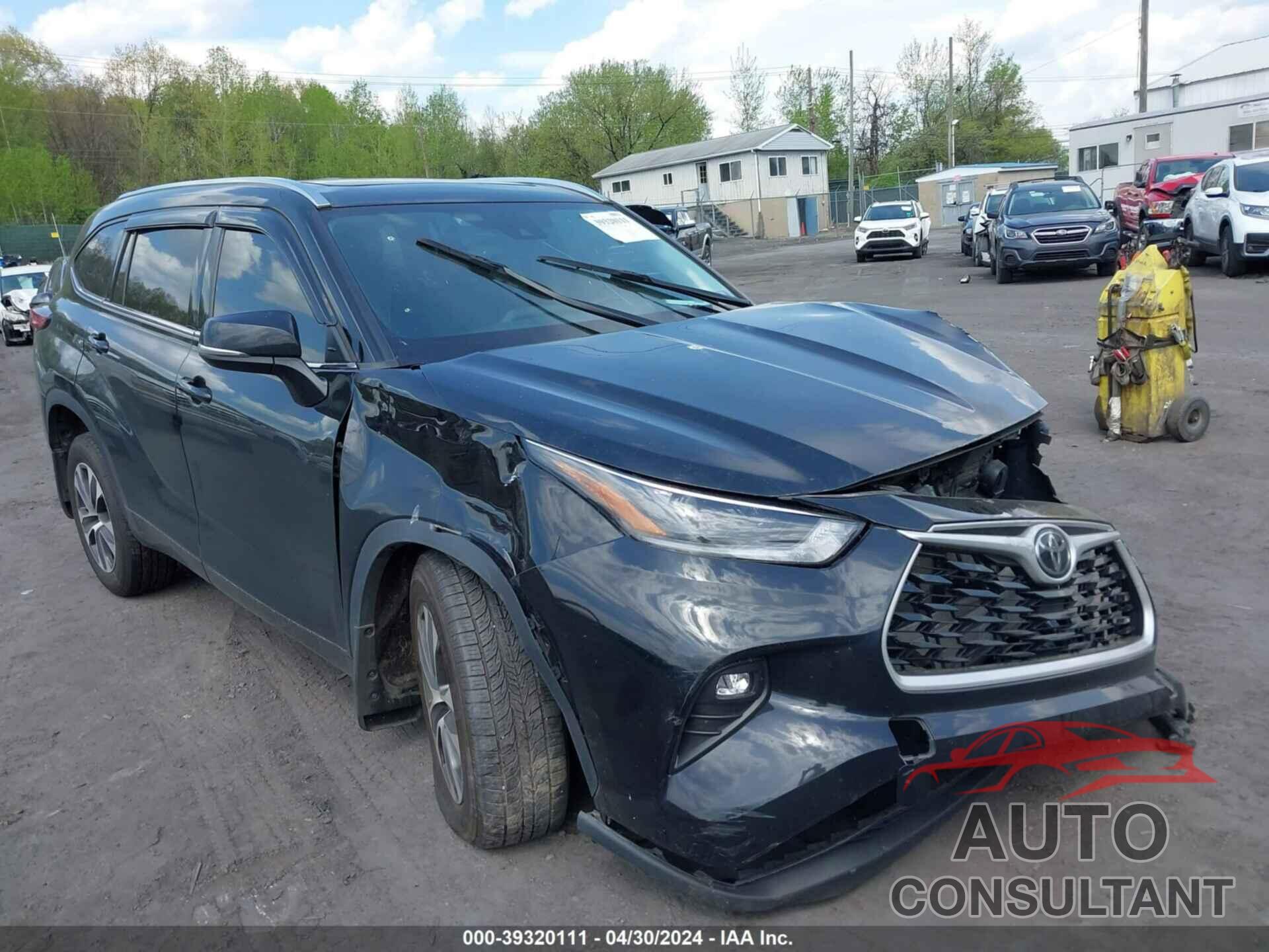 TOYOTA HIGHLANDER 2021 - 5TDGZRBH3MS145743