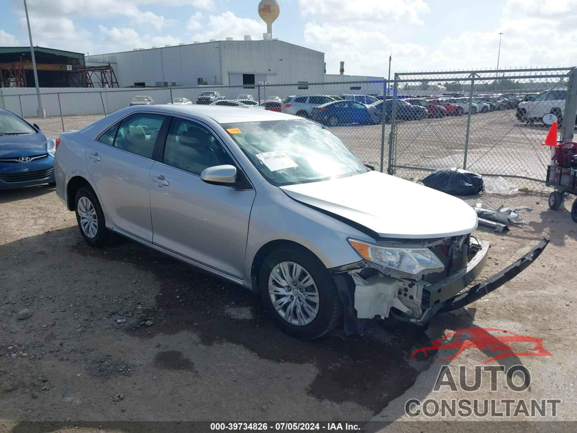 TOYOTA CAMRY 2012 - 4T1BF1FK4CU121192