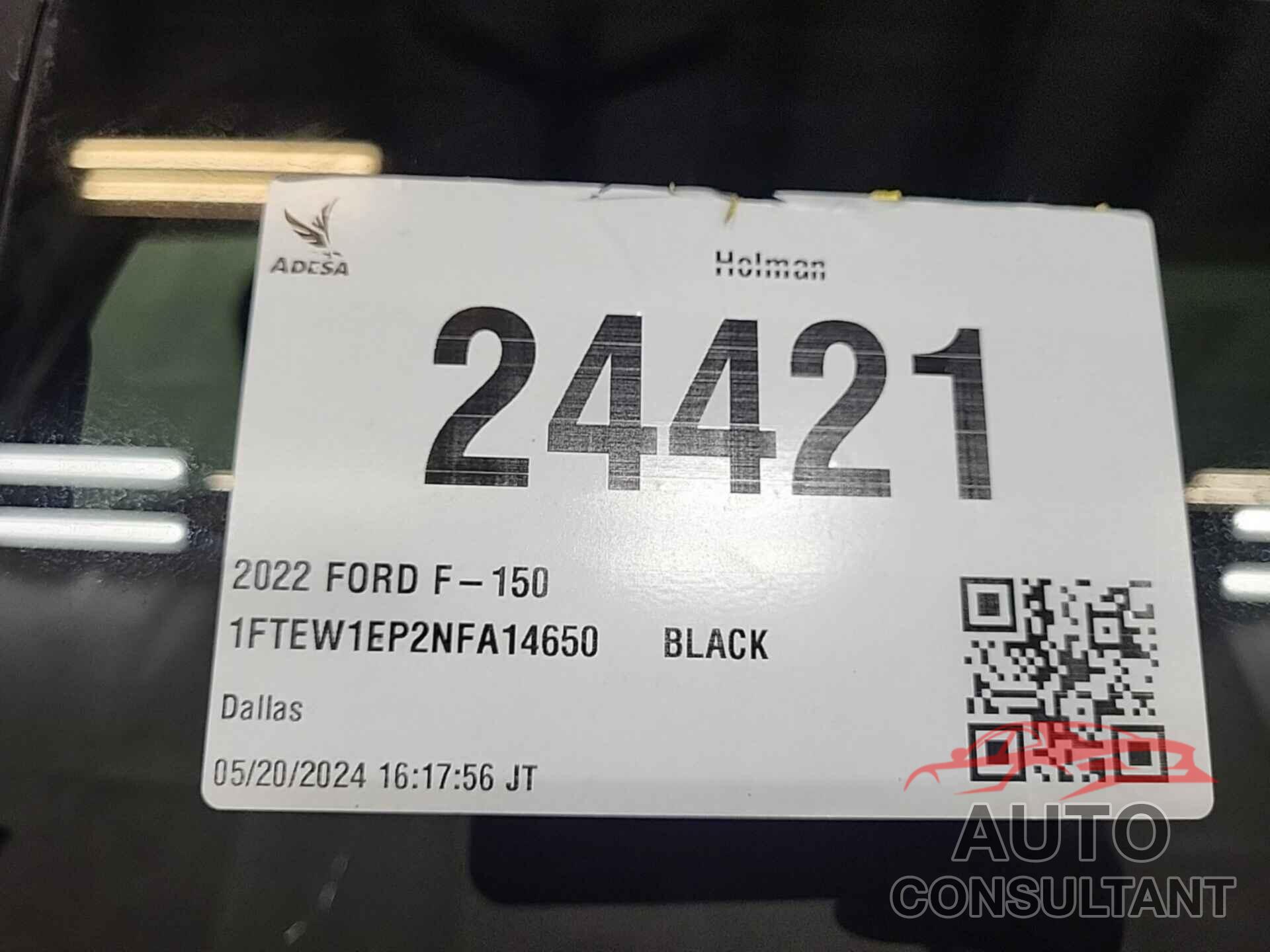 FORD F-150 2022 - 1FTEW1EP2NFA14650