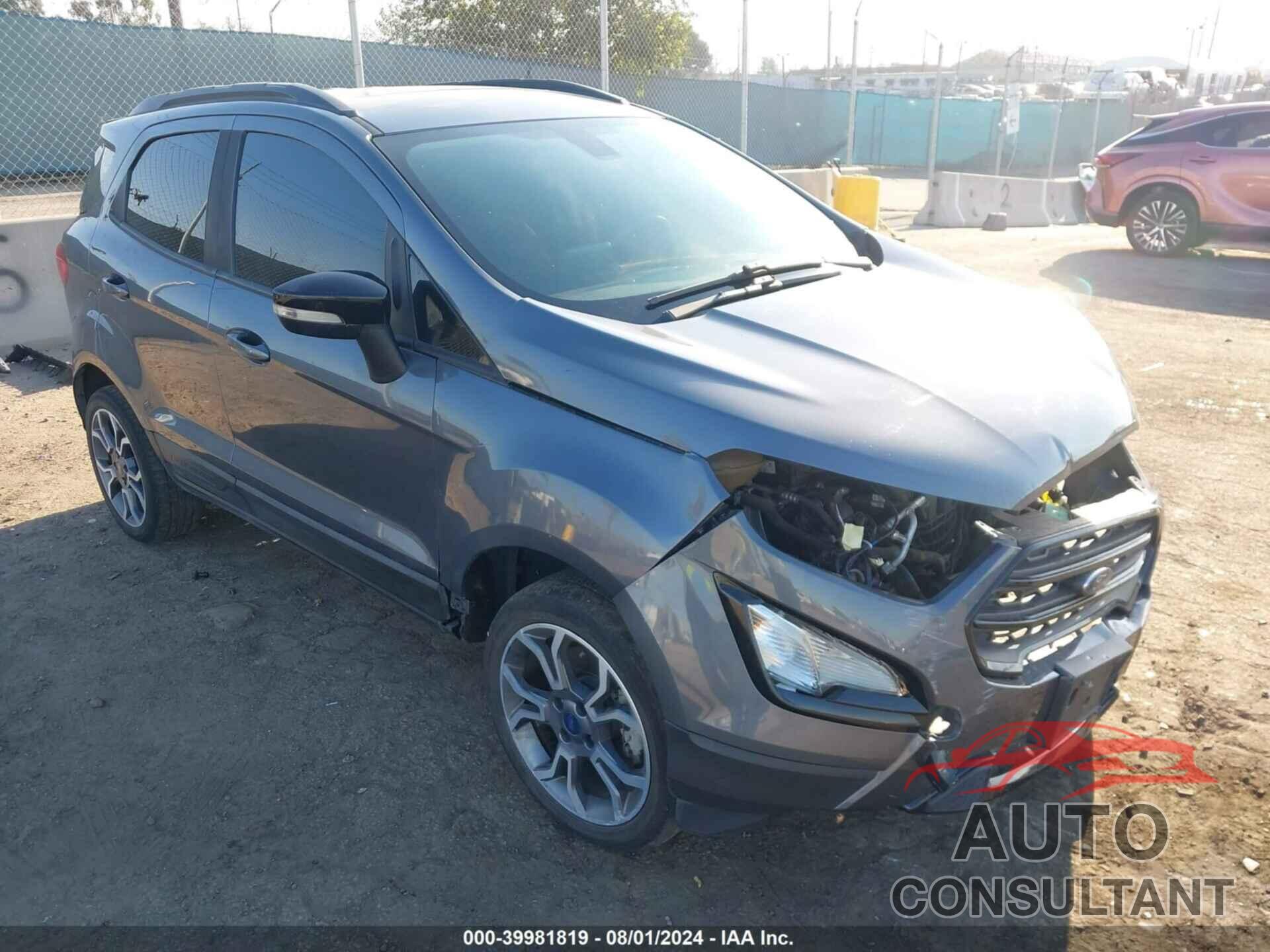 FORD ECOSPORT 2020 - MAJ6S3JL3LC384198