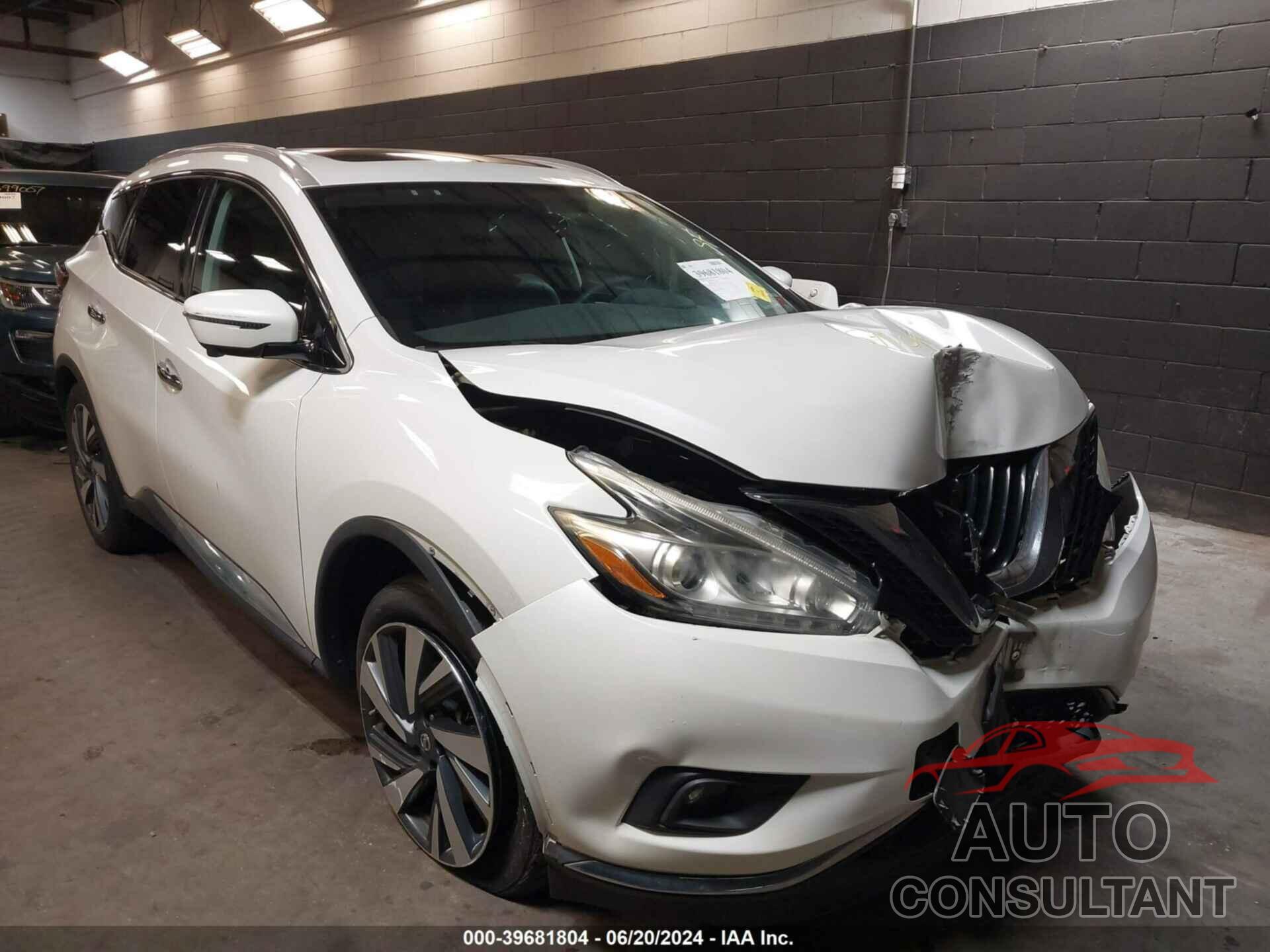 NISSAN MURANO 2016 - 5N1AZ2MH7GN144658