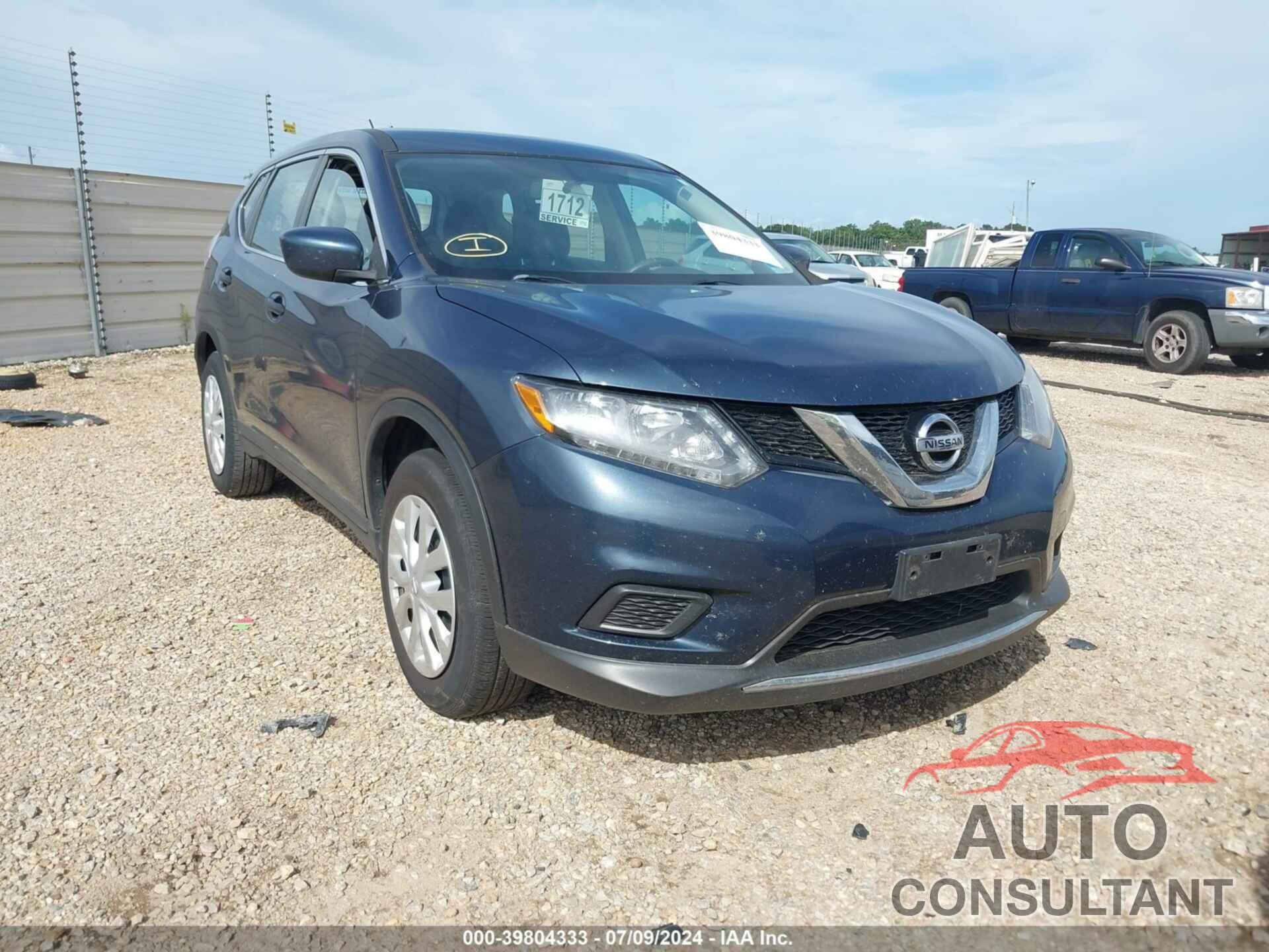 NISSAN ROGUE 2016 - KNMAT2MT1GP652137