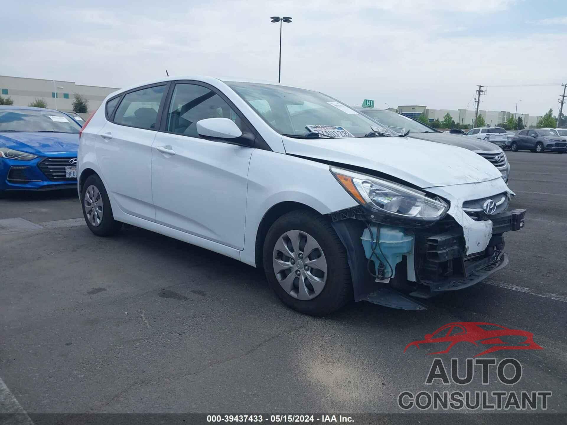 HYUNDAI ACCENT 2017 - KMHCT5AE5HU342684