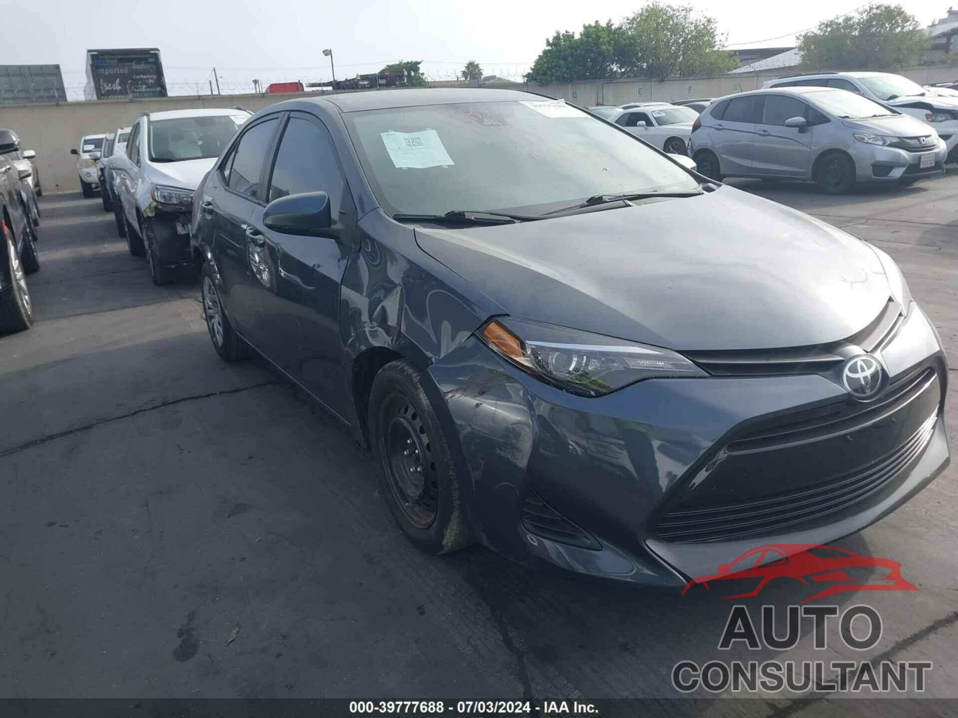 TOYOTA COROLLA 2019 - 2T1BURHE7KC168745