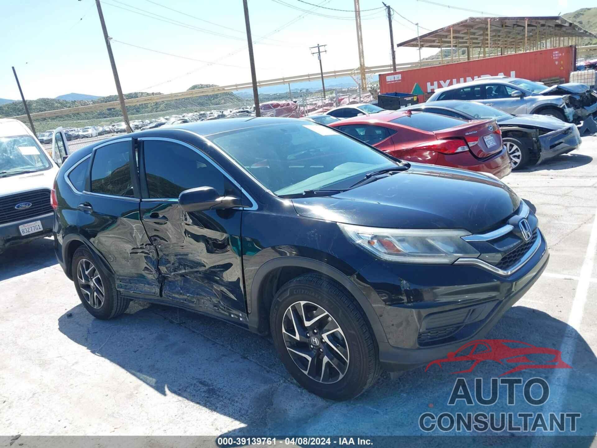 HONDA CR-V 2016 - 2HKRM3H43GH551783