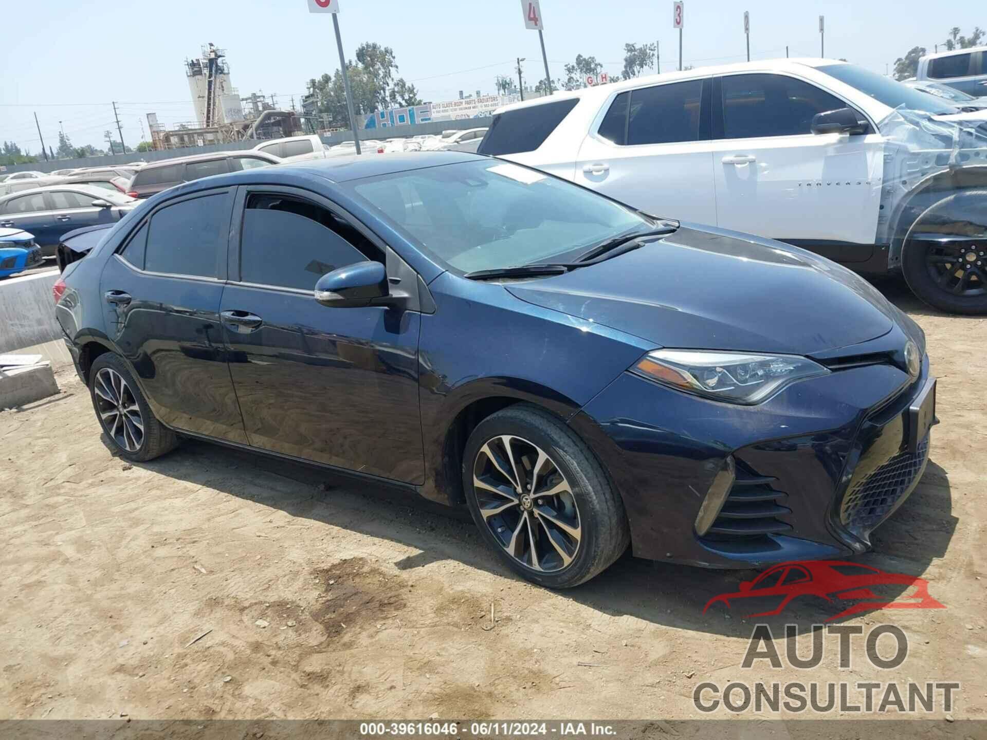 TOYOTA COROLLA 2019 - 2T1BURHE2KC165221