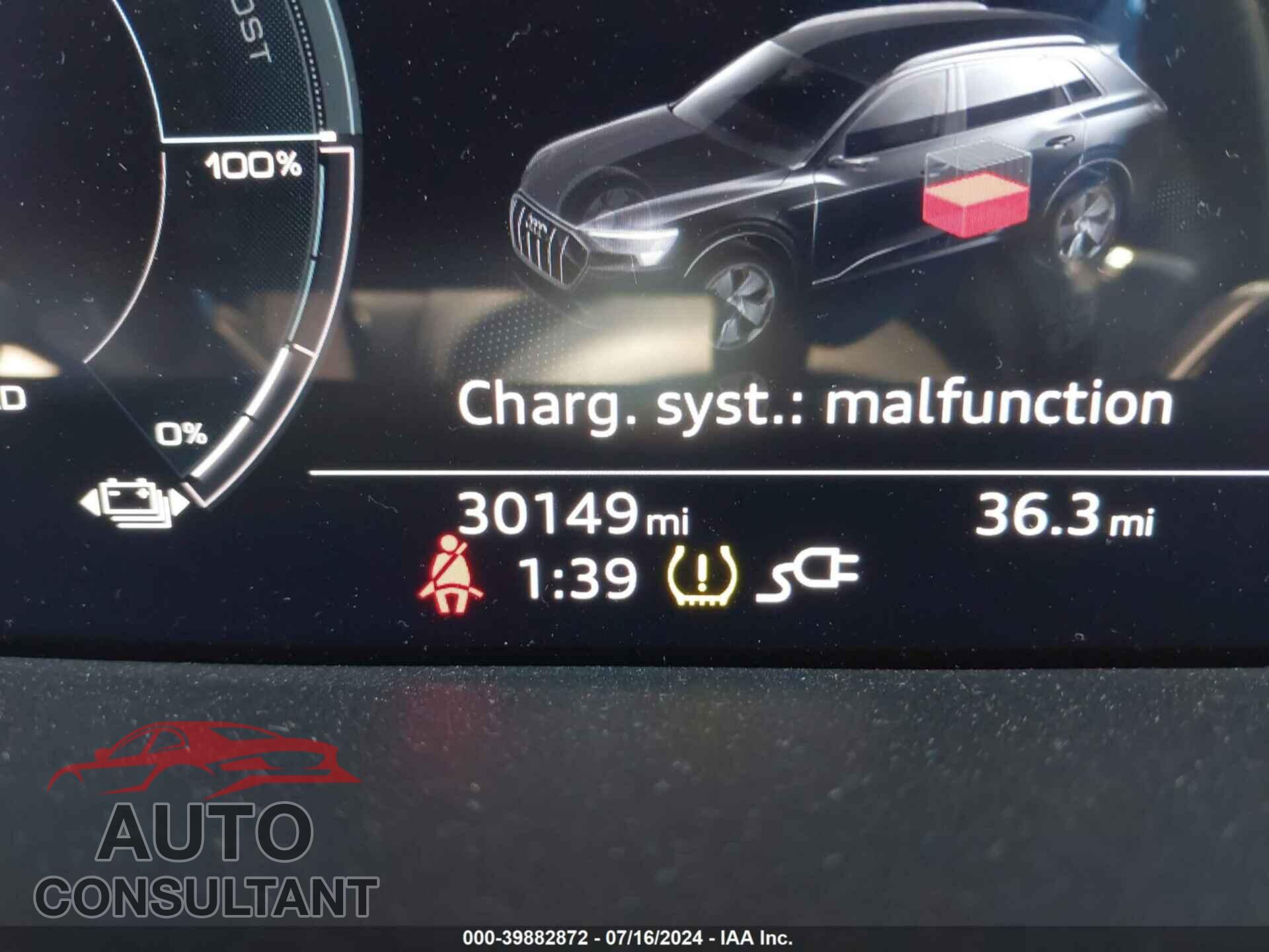 AUDI E-TRON 2021 - WA1VABGEXMB026867
