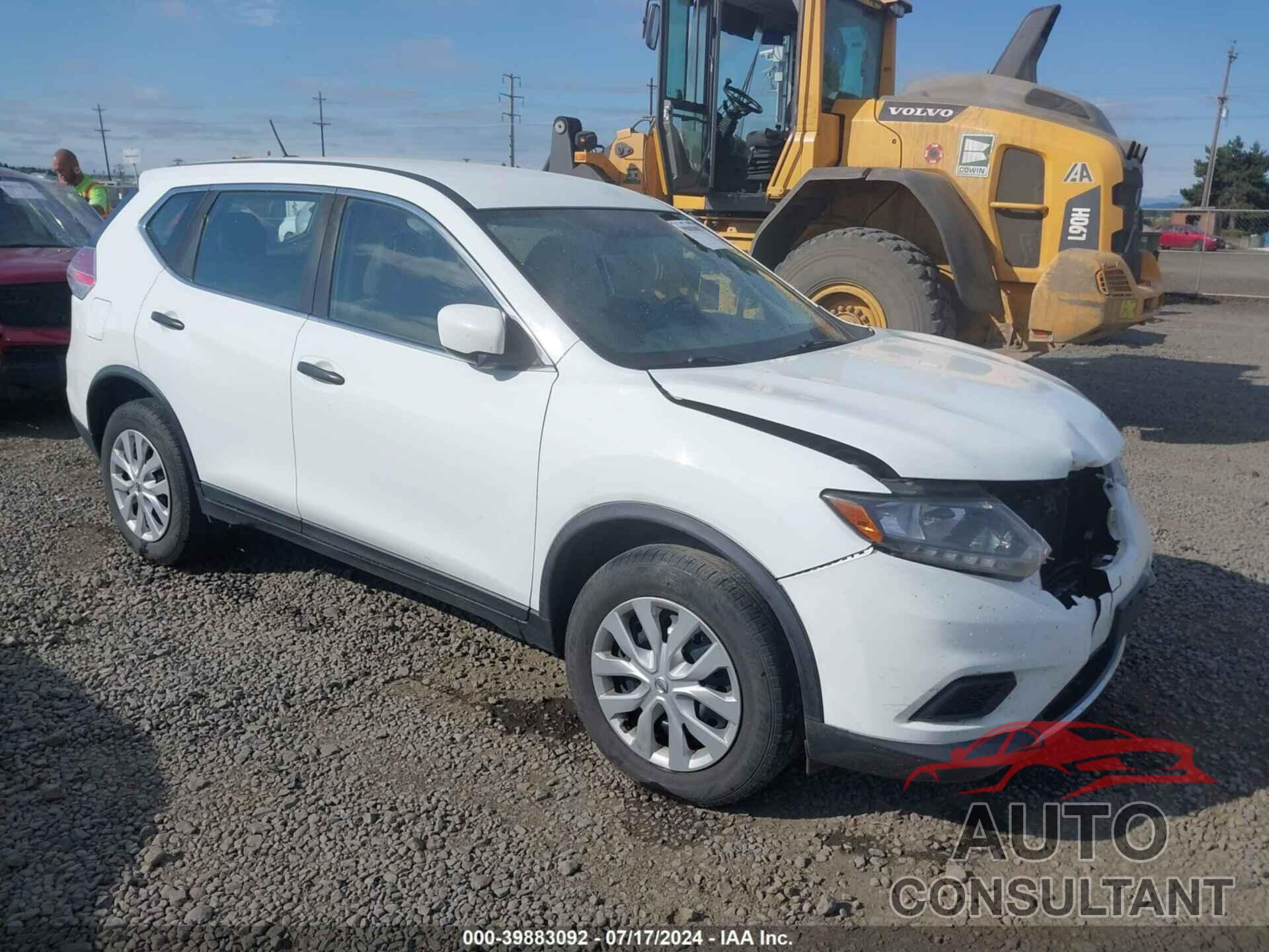 NISSAN ROGUE 2016 - KNMAT2MV2GP700567