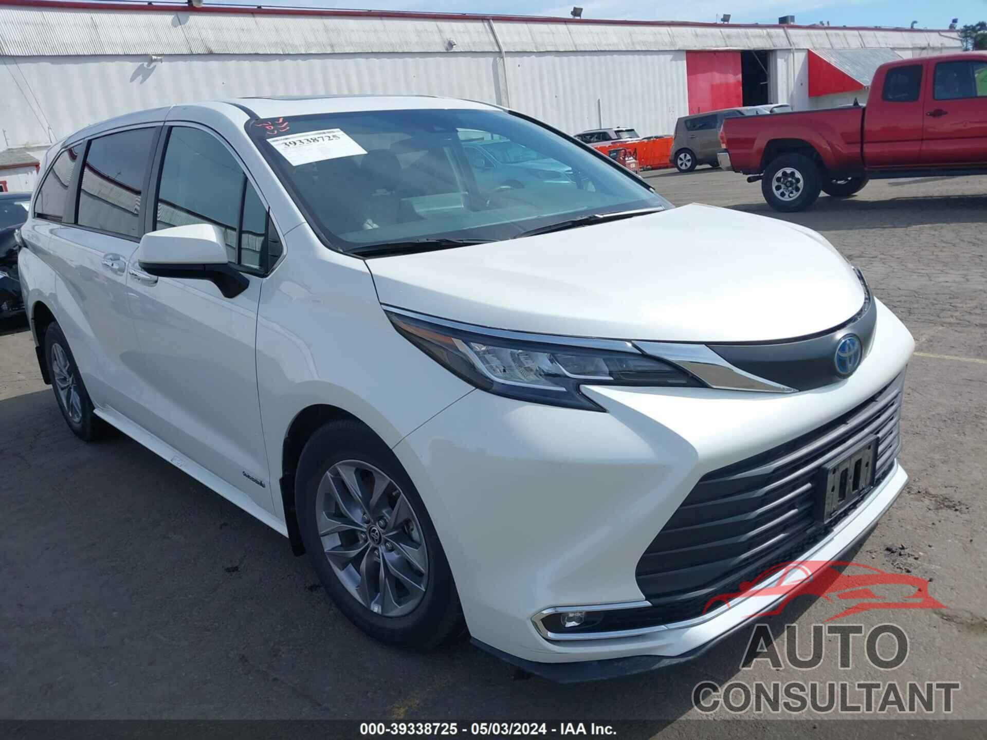 TOYOTA SIENNA 2021 - 5TDYSKFC4MS022063